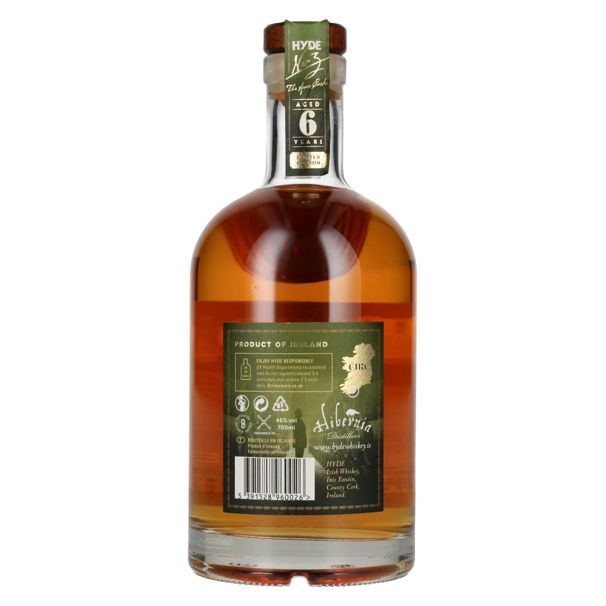 Hyde No. 3 THE ÁRAS CASK 1916 Single Grain Irish Whiskey Édition limitée 46 % vol. 0,7 l