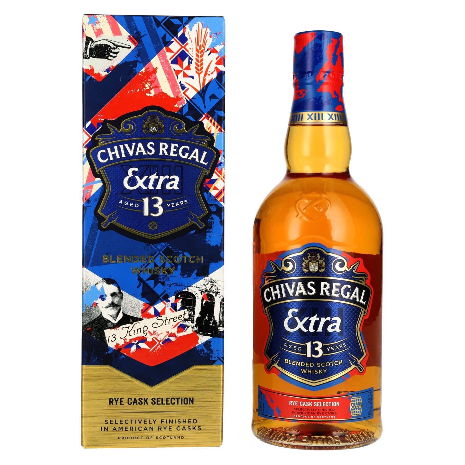 Chivas Regal EXTRA 13 Years Old AMERICAN RYE CASKS Finish 40% Vol. 0,7l in Geschenkbox
