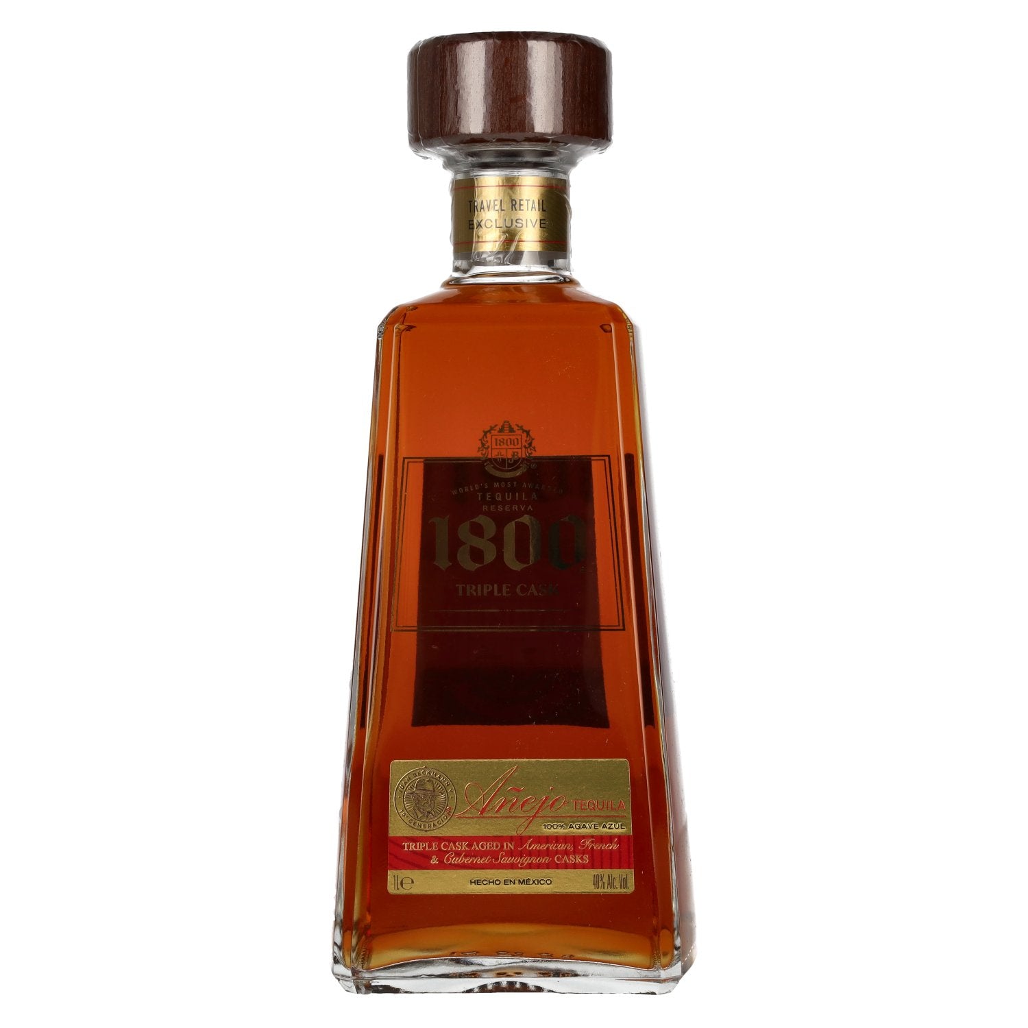 1800 Tequila AÑEJO Triple Cask 100% Agave 40% Vol. 1l