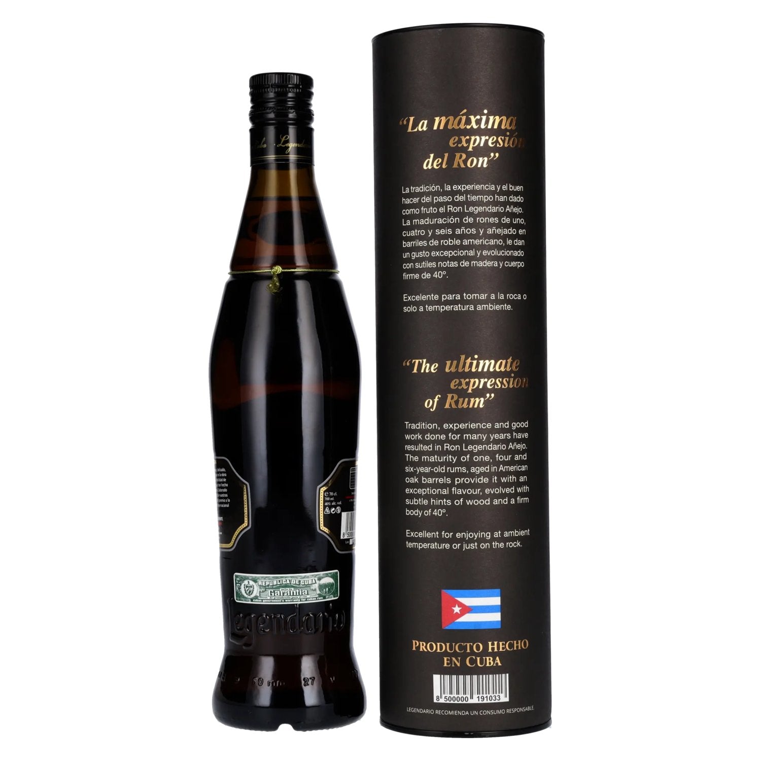 Legendario Ron 9 Añejo 40% Vol. 0,7l in Geschenkbox