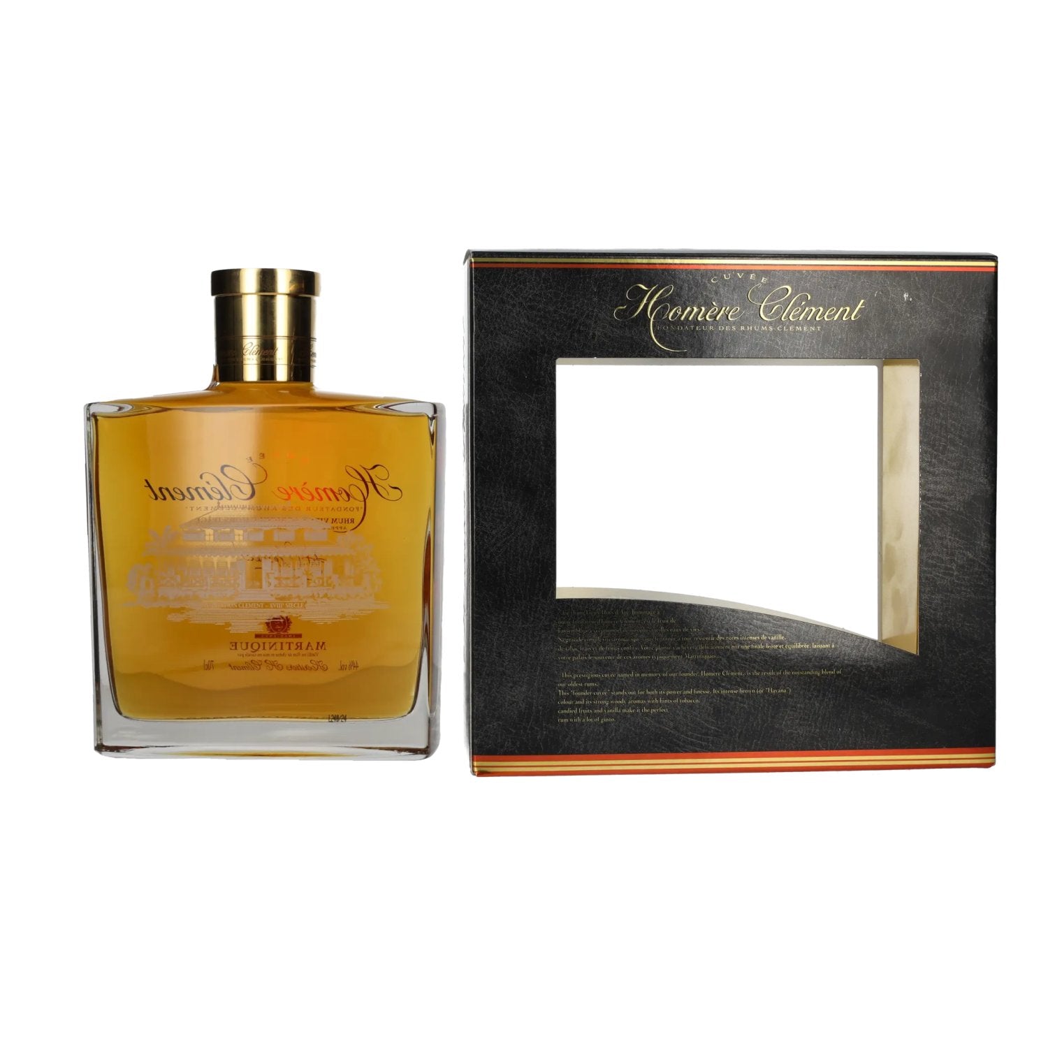 Homére Clément Cuvée Rhum Vieux Agricole Hors D'Âge 44% Vol. 0,7l en coffret cadeau