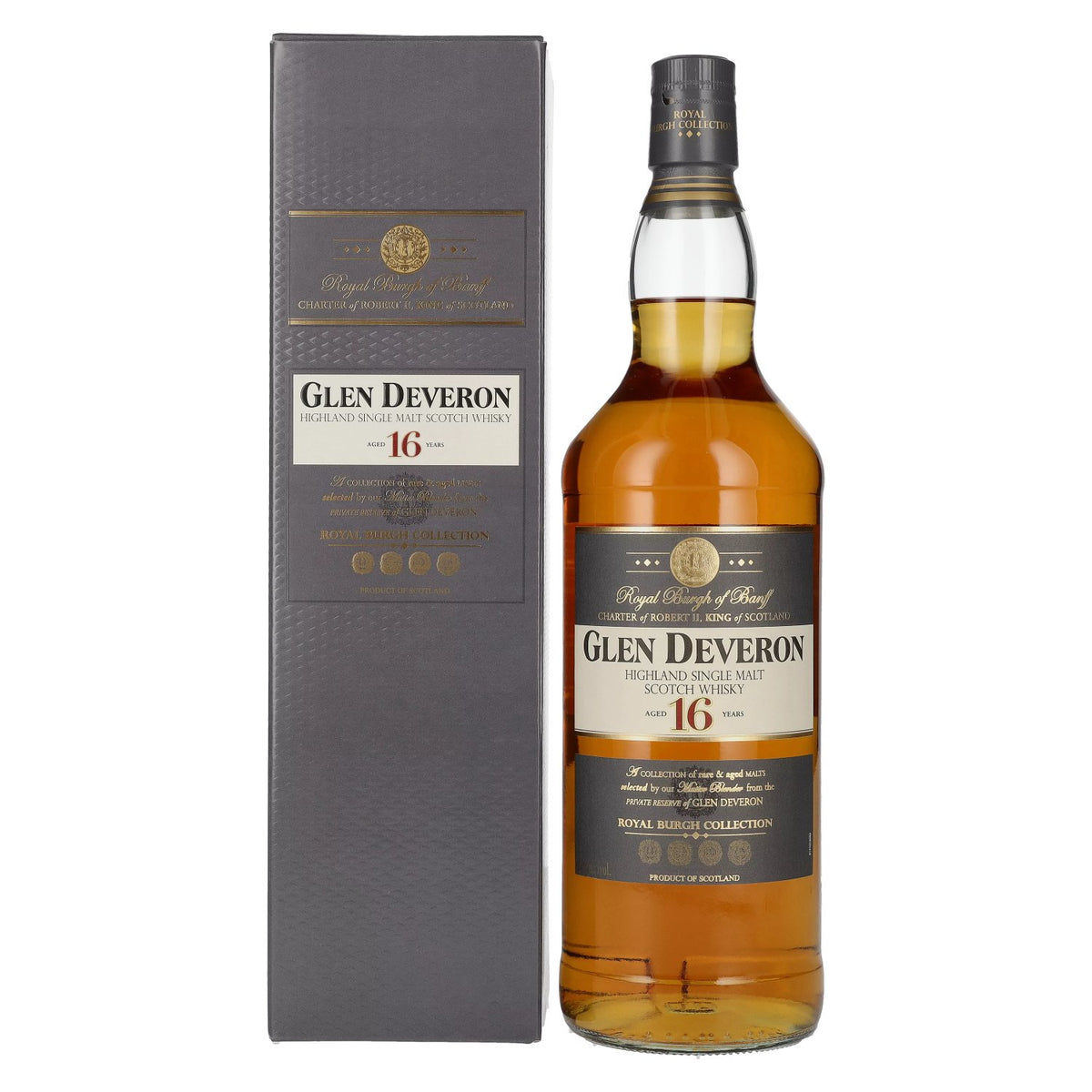 Glen Deveron 16 Years Old Highland Single Malt 40% Vol. 1l en boîte cadeau