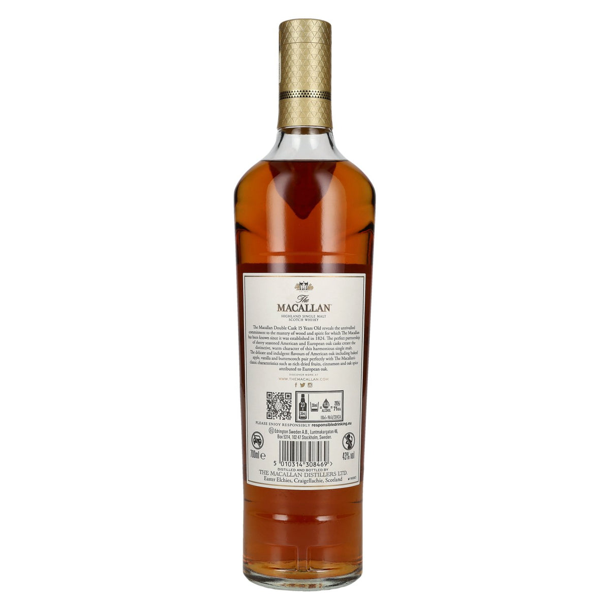 The Macallan 15 ans d'âge DOUBLE CASK 43 % vol. 0,7 l