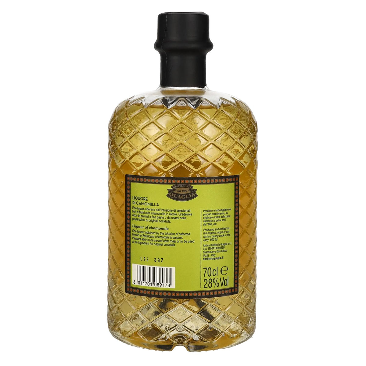 Camomilla Liquore Distilleria Quaglia 28% Vol. 0,7l