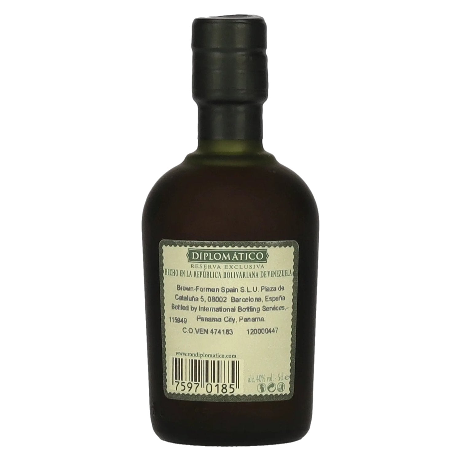 Diplomático RESERVA EXCLUSIVA Roner Antiguo 40% Vol. 0,05l