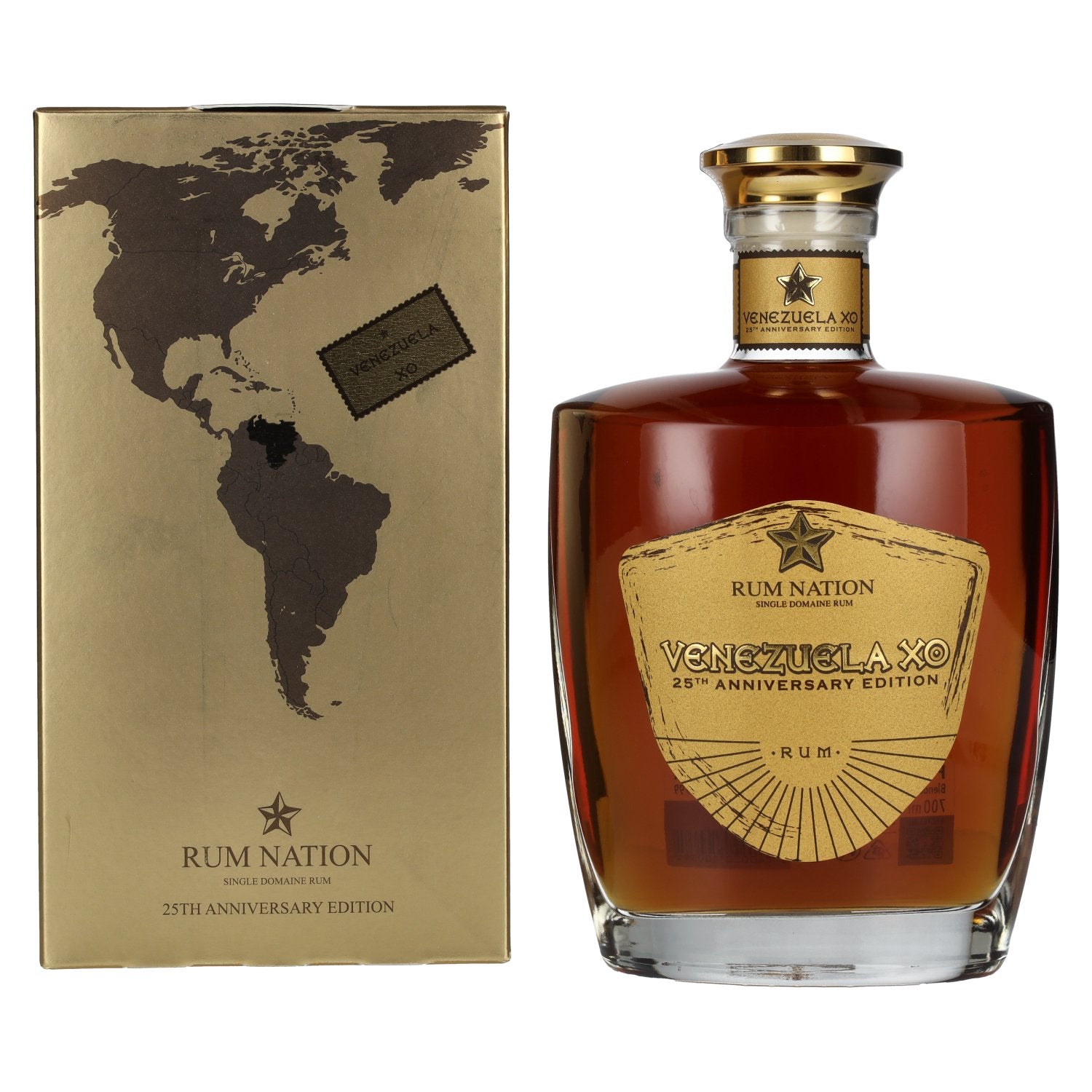 Rum Nation Venezuela XO 25th Anniversary Edition 43% vol. 0,7l en boîte cadeau