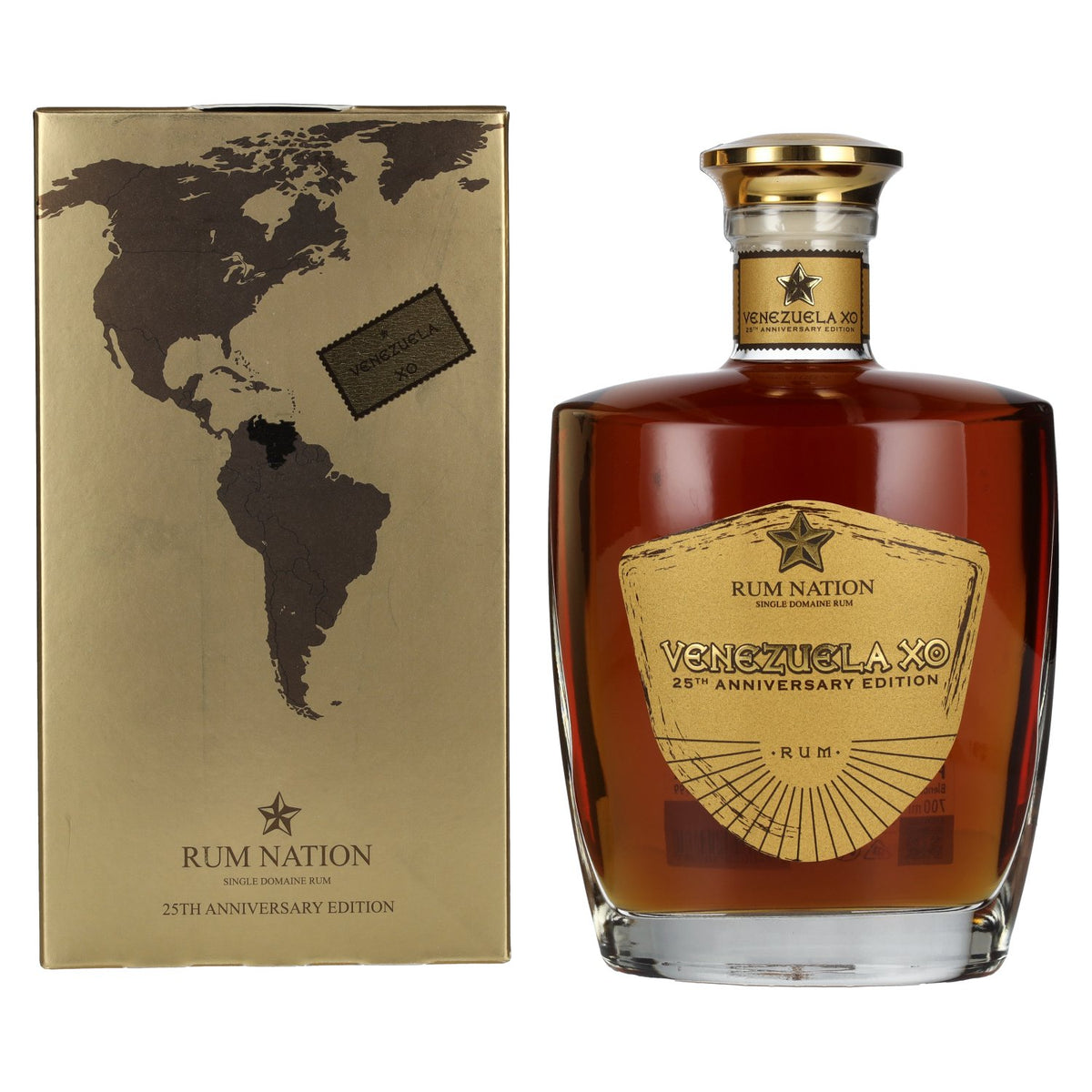 Rum Nation Venezuela XO 25th Anniversary Edition 43% Vol. 0,7l in gift box
