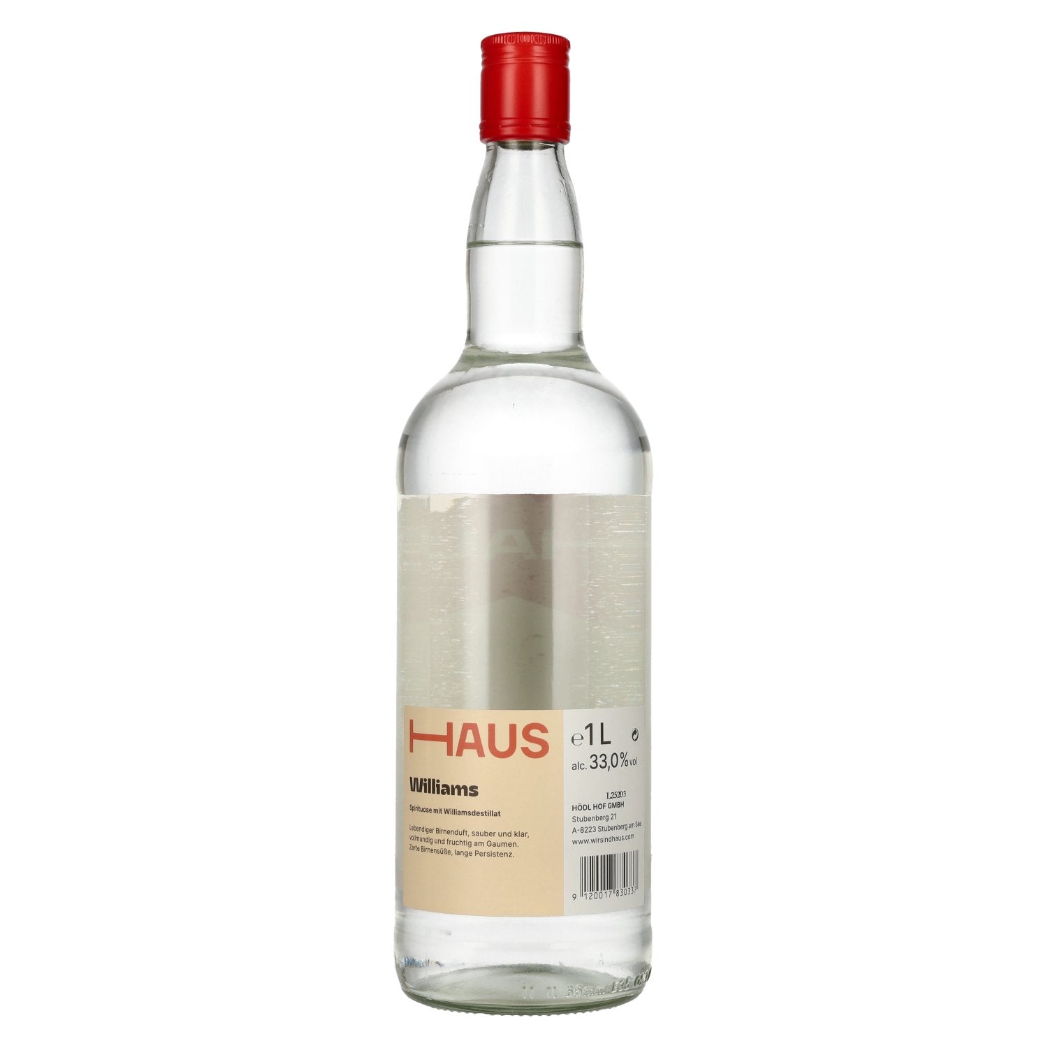 Hödl Hof HAUS WILLIAMS Spiritueux 33% vol. 1l