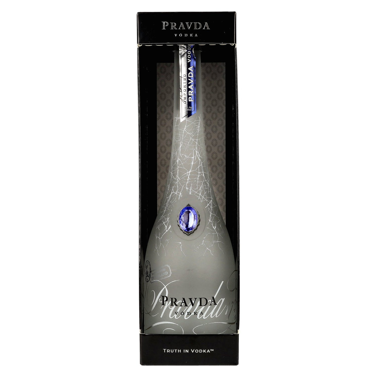 Pravda Vodka 40% ABV, 0.7 litres, in a gift box
