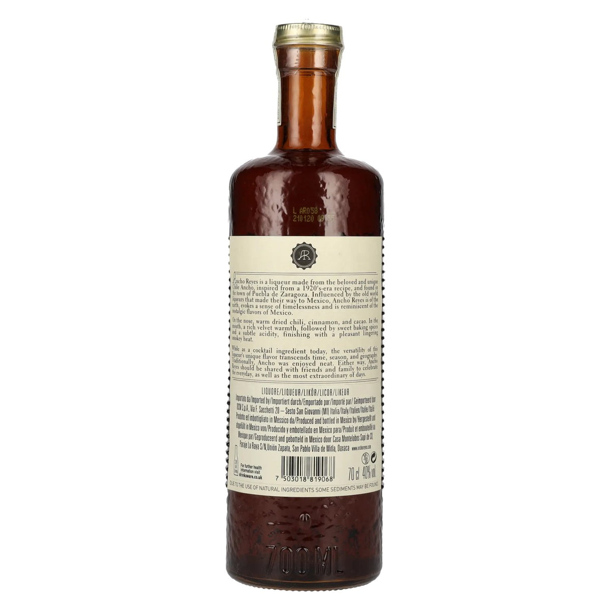 Ancho Reyes Ancho Chile Liqueur 40% Vol. 0,7l