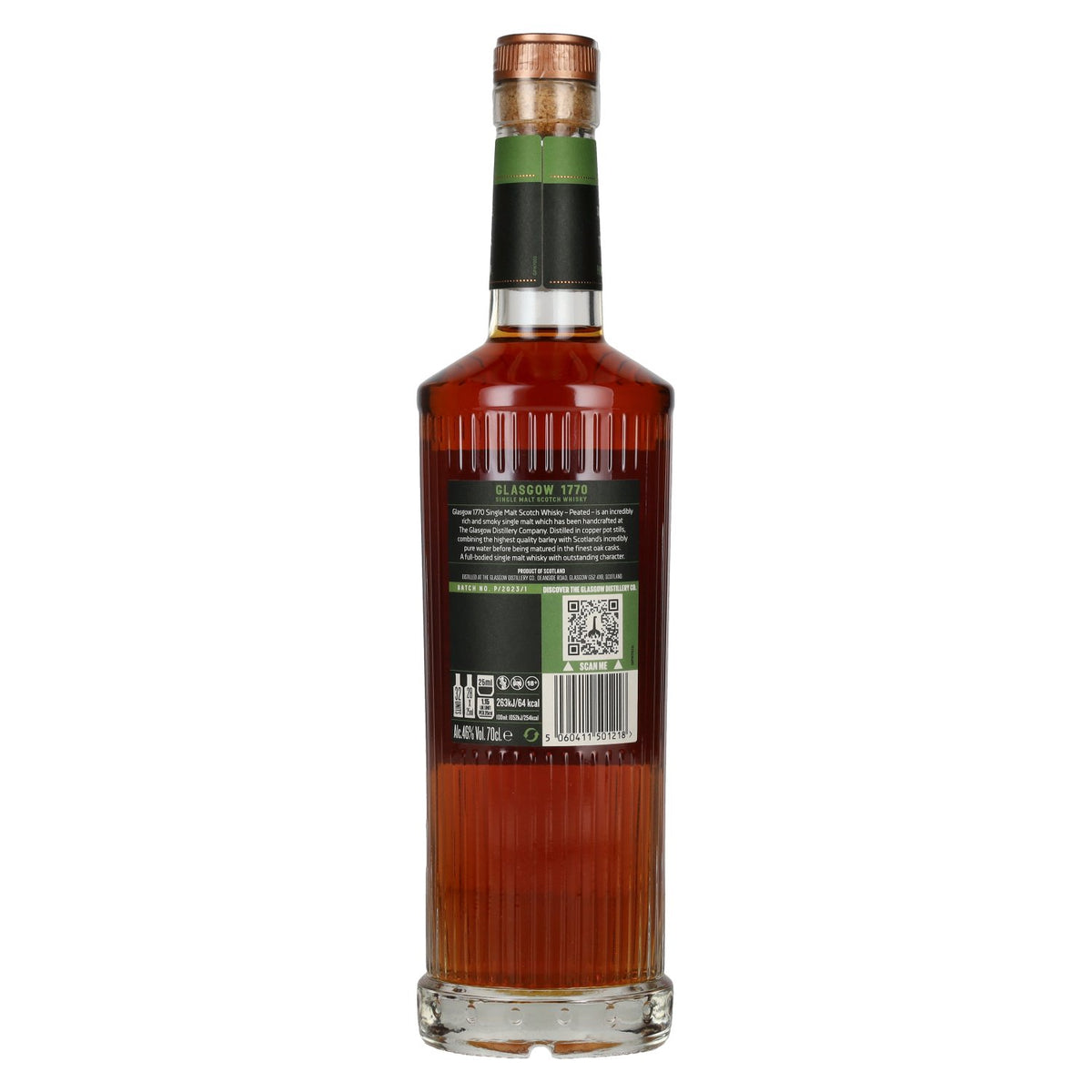 Glasgow 1770 PEATED Single Malt Rich & Smoky 46% Vol. 0,7l