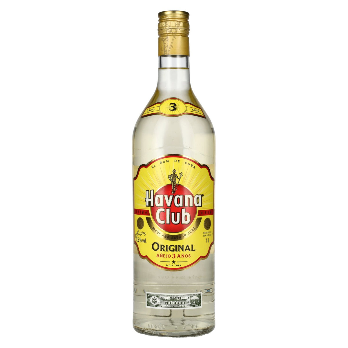 Havana Club Añejo 3 Años Rum 37,5% Vol. 1l