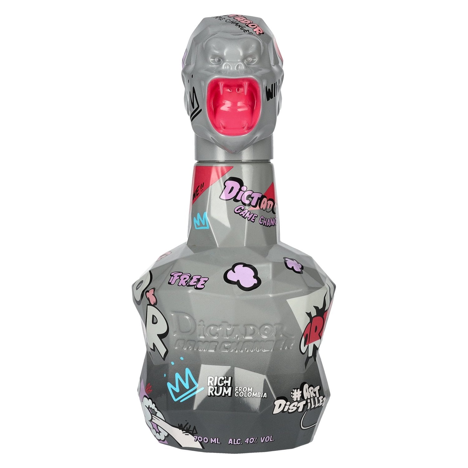 Dictador GAME CHANGER GREY &amp; PINK Colombian Rum 40% Vol. 0,7l