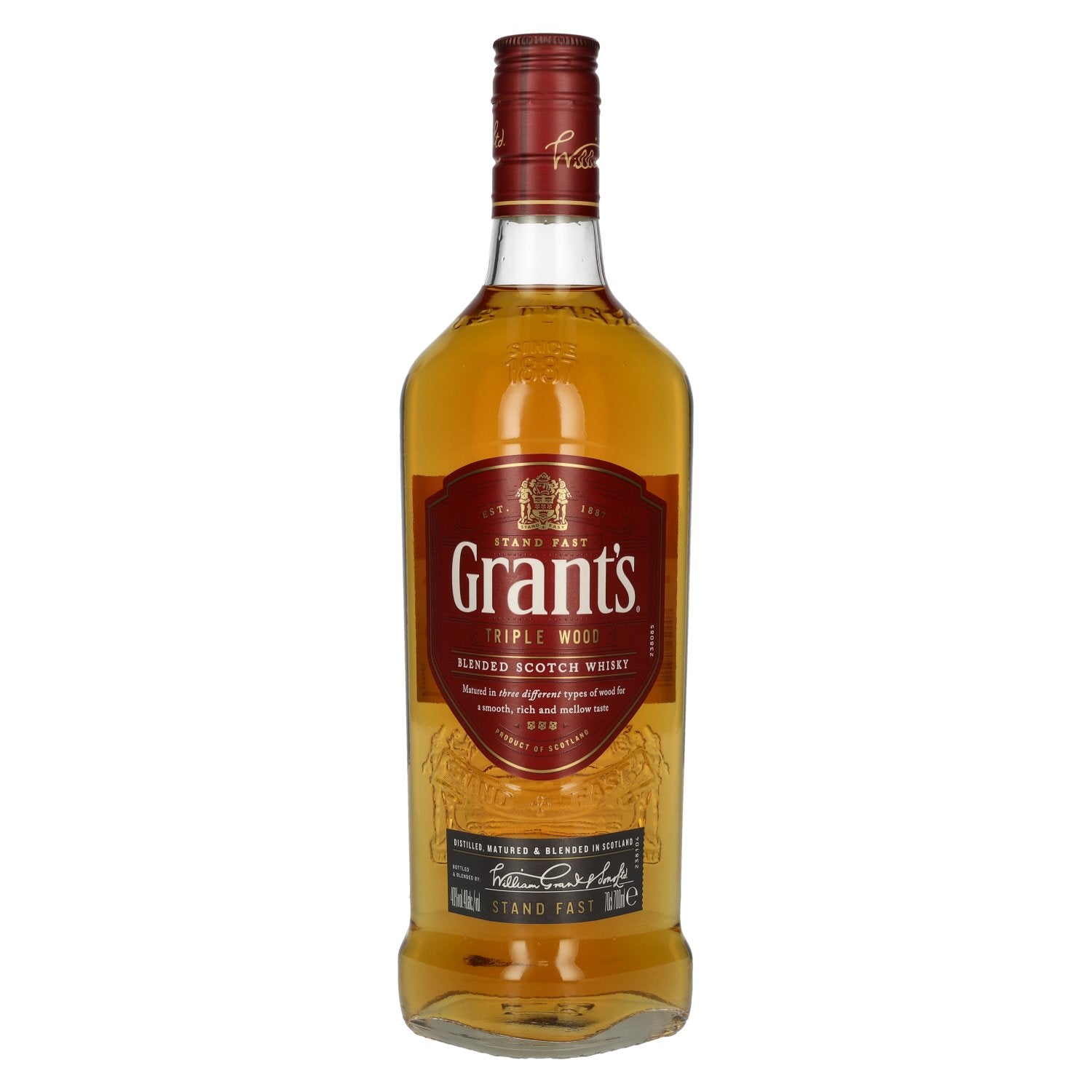 Grant's TRIPLE WOOD Blended Scotch Whisky 40% Vol. 0,7l