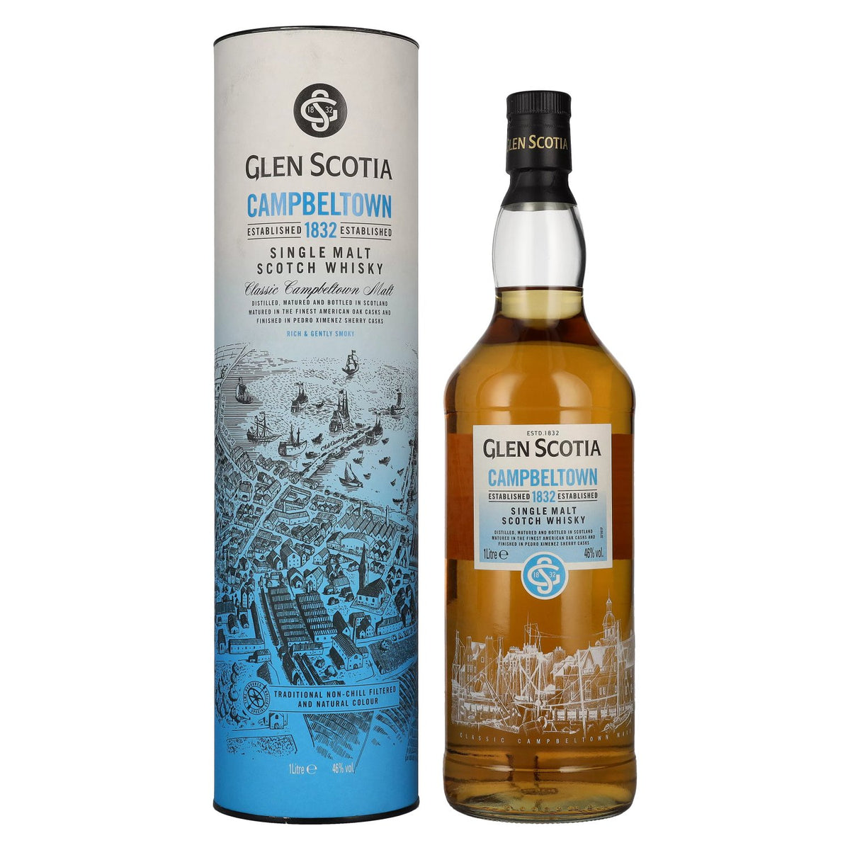 Glen Scotia Campbeltown 1832 Single Malt 46% Vol. 1l in gift box