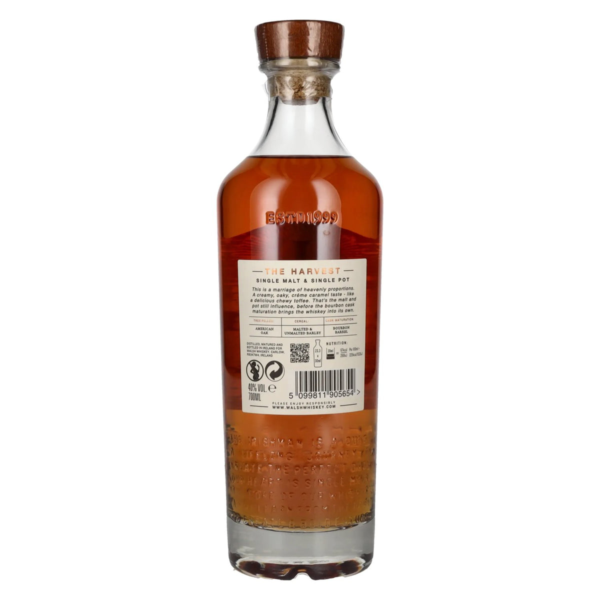 The Irishman THE HARVEST Single Malt Irish Whiskey 40% Vol. 0,7l