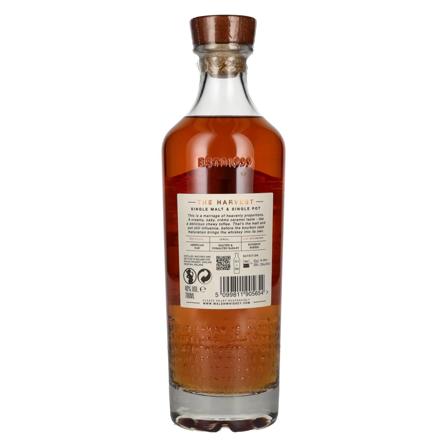 The Irishman THE HARVEST Single Malt Irish Whiskey 40% Vol. 0,7l