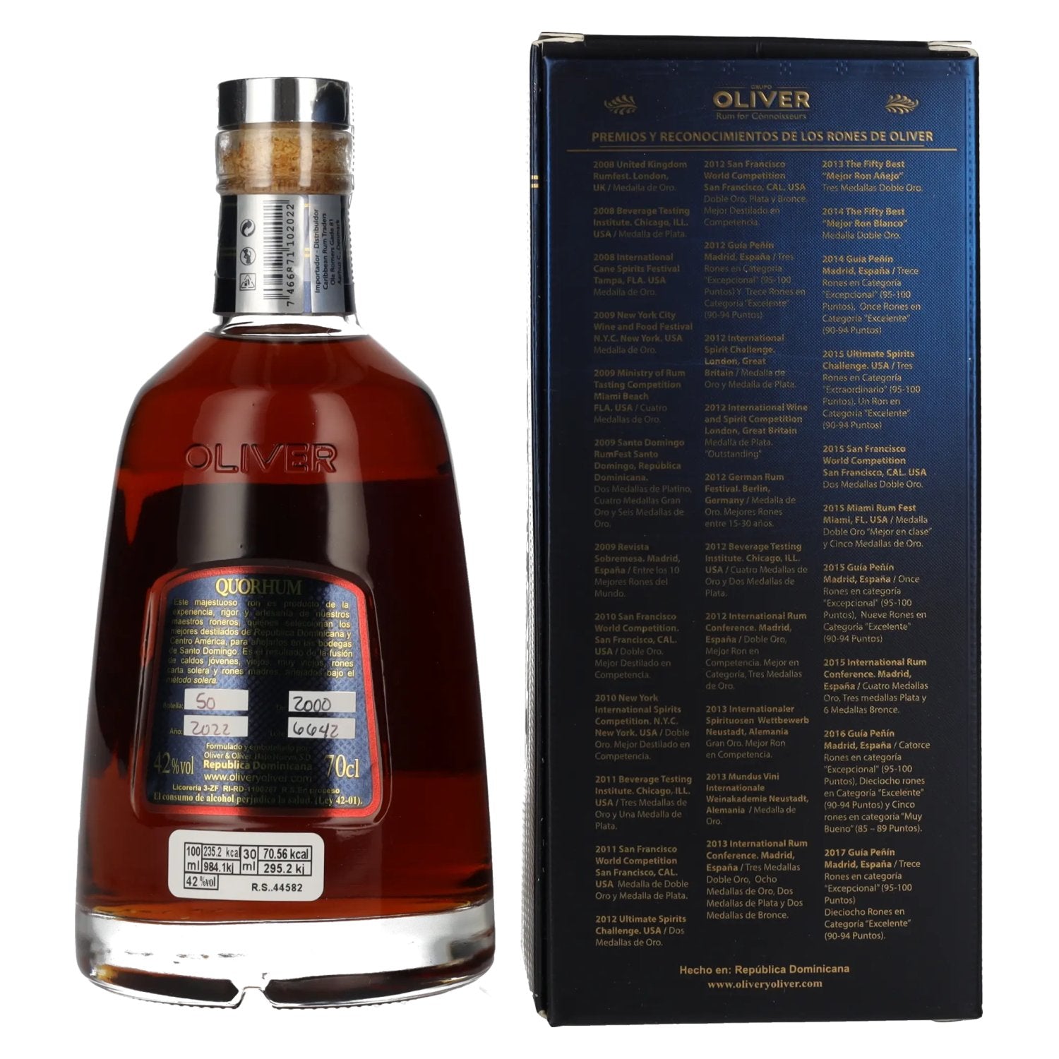 Ron Quorhum 30 Aniversario Travel Retail Special Edition 42% vol. 0,7l en coffret cadeau