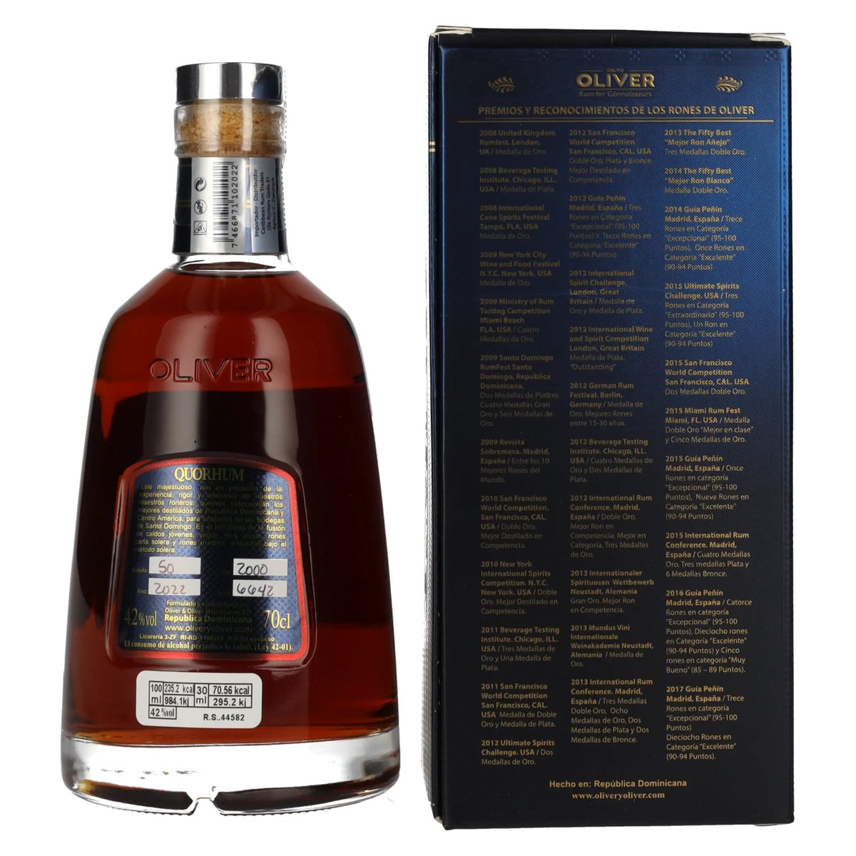 Ron Quorhum 30 Aniversario Travel Retail Special Edition 42% Vol. 0,7l in gift box