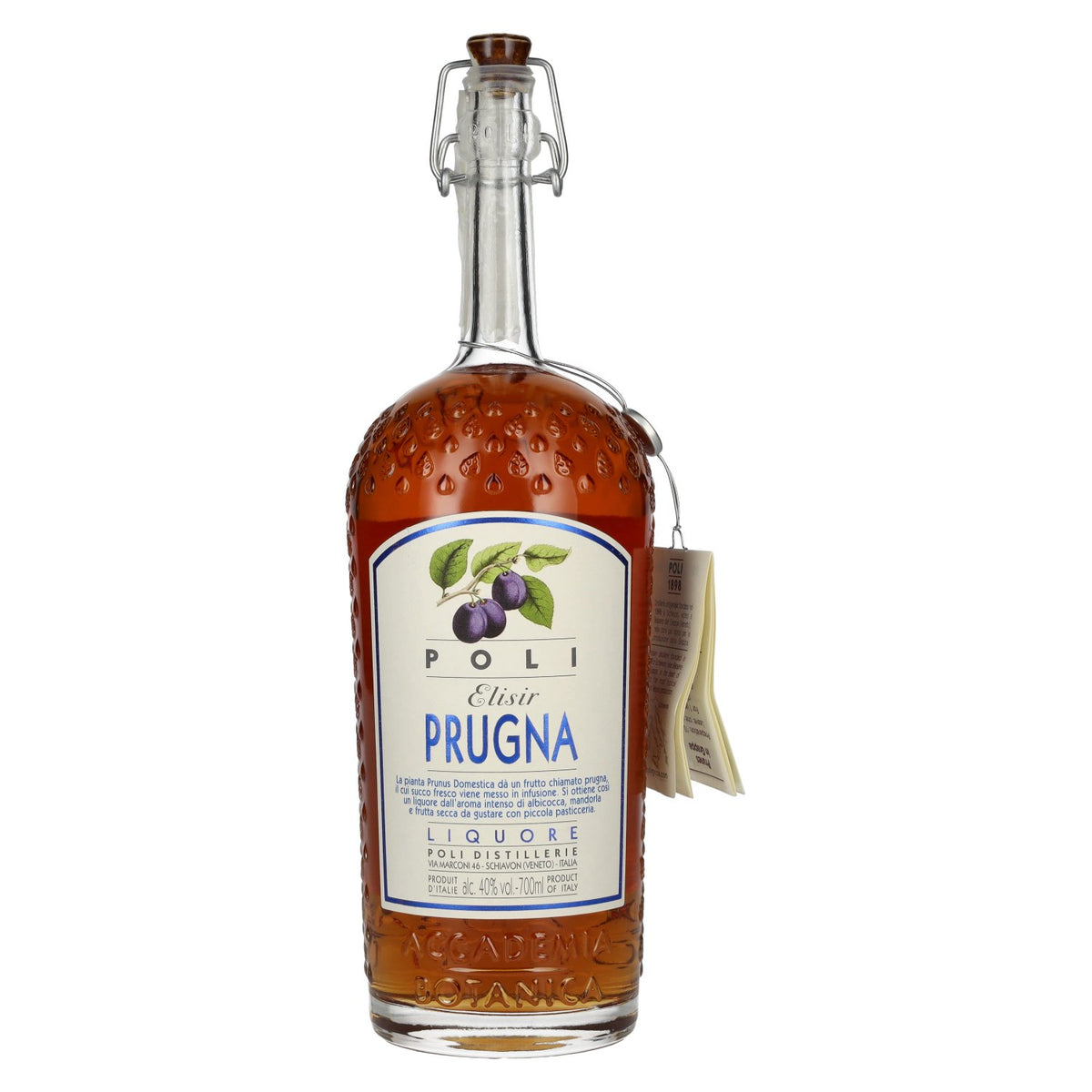 Poli Poli Elisir Prugna, liqueur à 40 % vol., 0,7 l