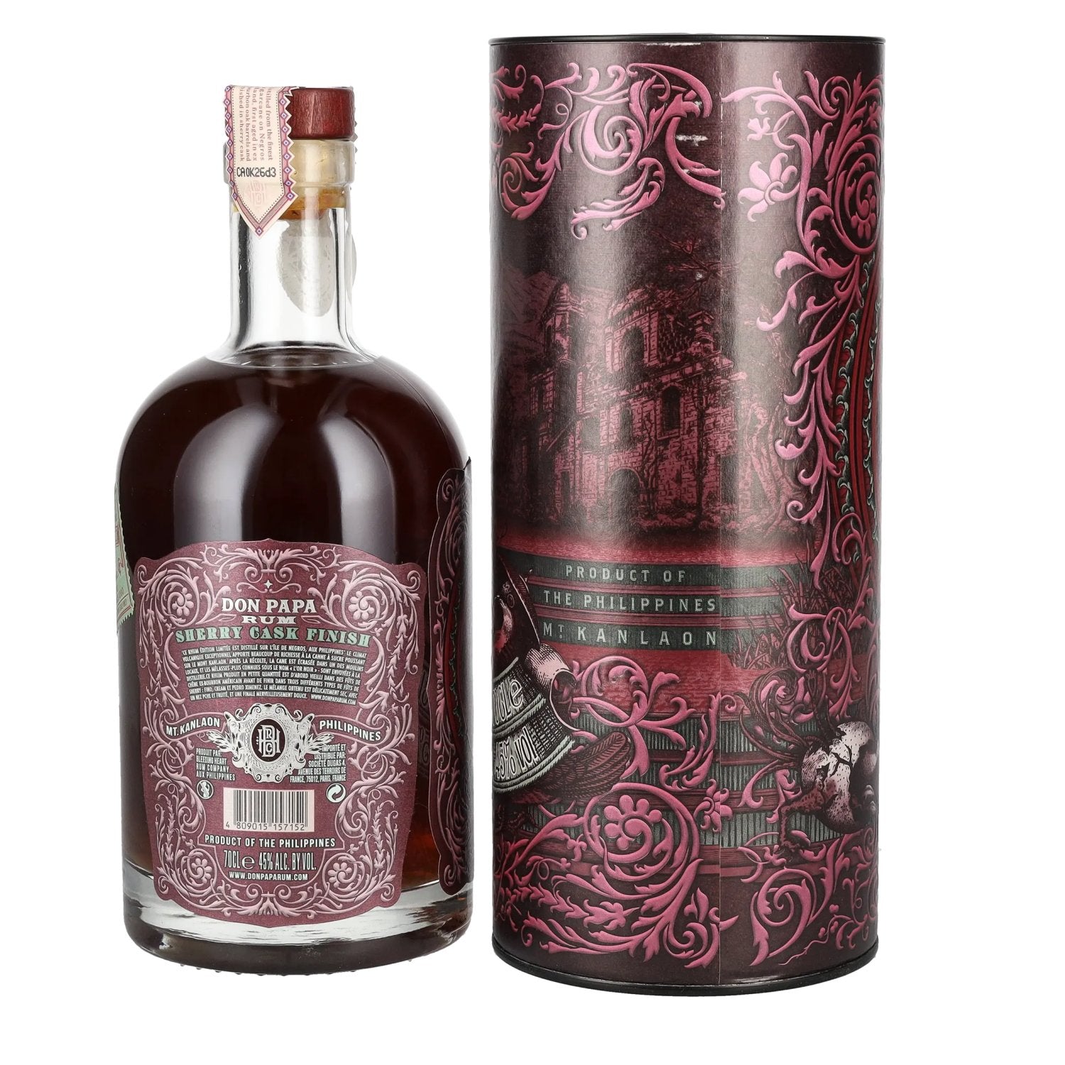 Don Papa Rum Sherry Casks 45% Vol. 0,7l in Geschenkbox