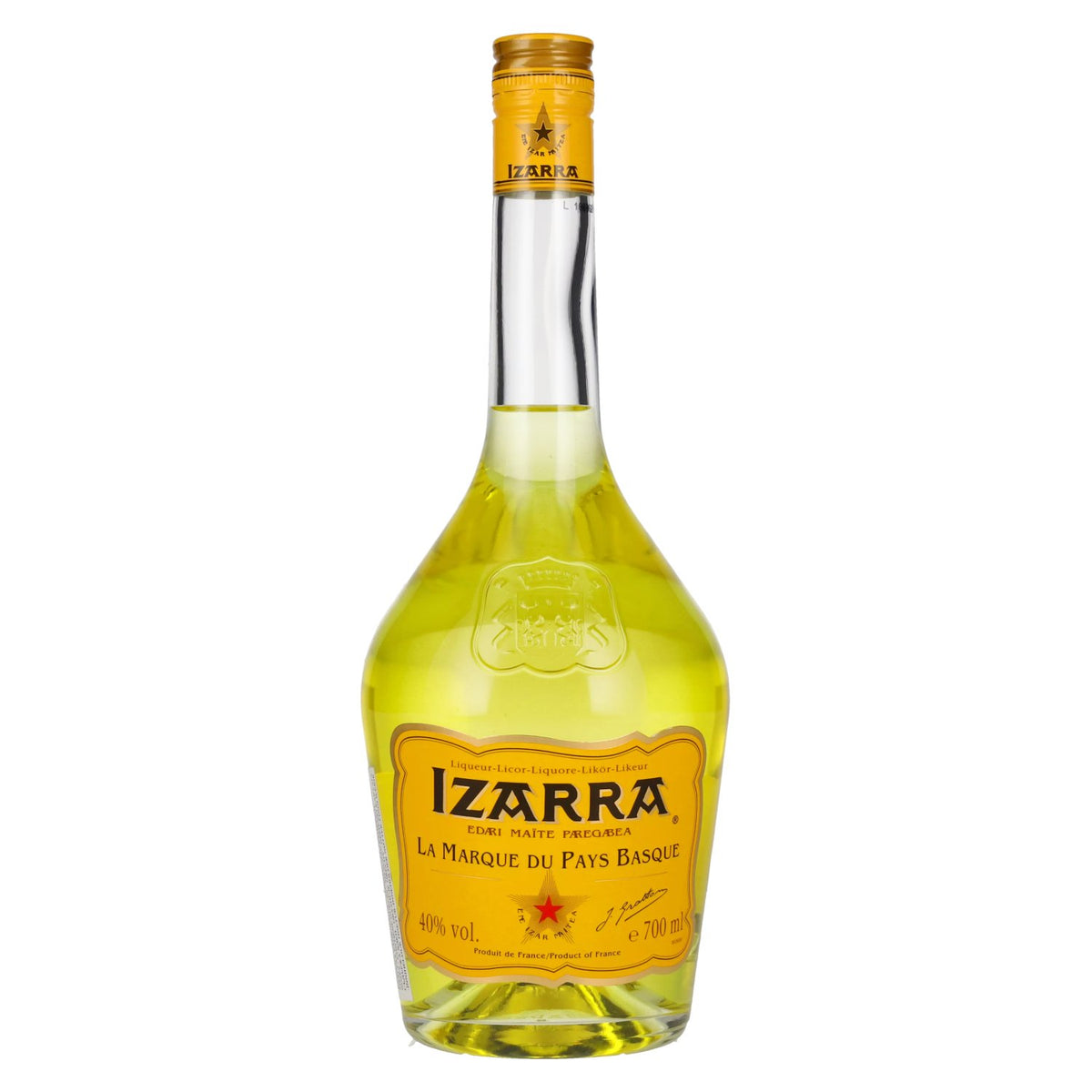 Izarra LA MARQUE DU PAYS BASQUE Jaune Liqueur 40 % vol. 0,7 l