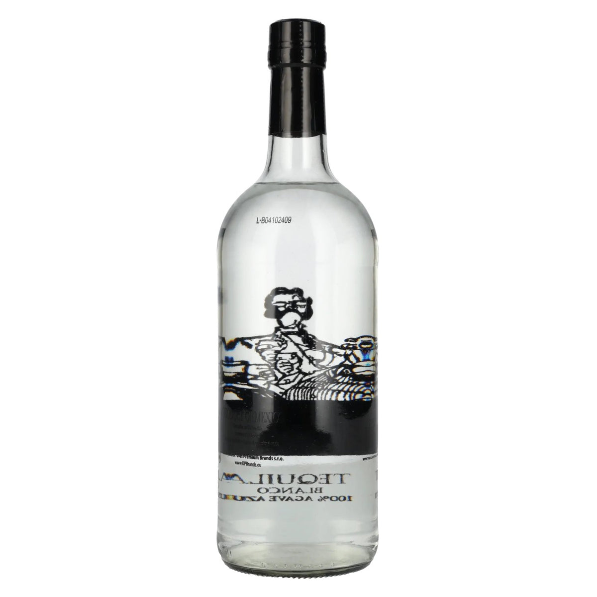 La Cofradia Tres Alegres Compadres Tequila Blanco 100% de Agave 38% Vol. 1l