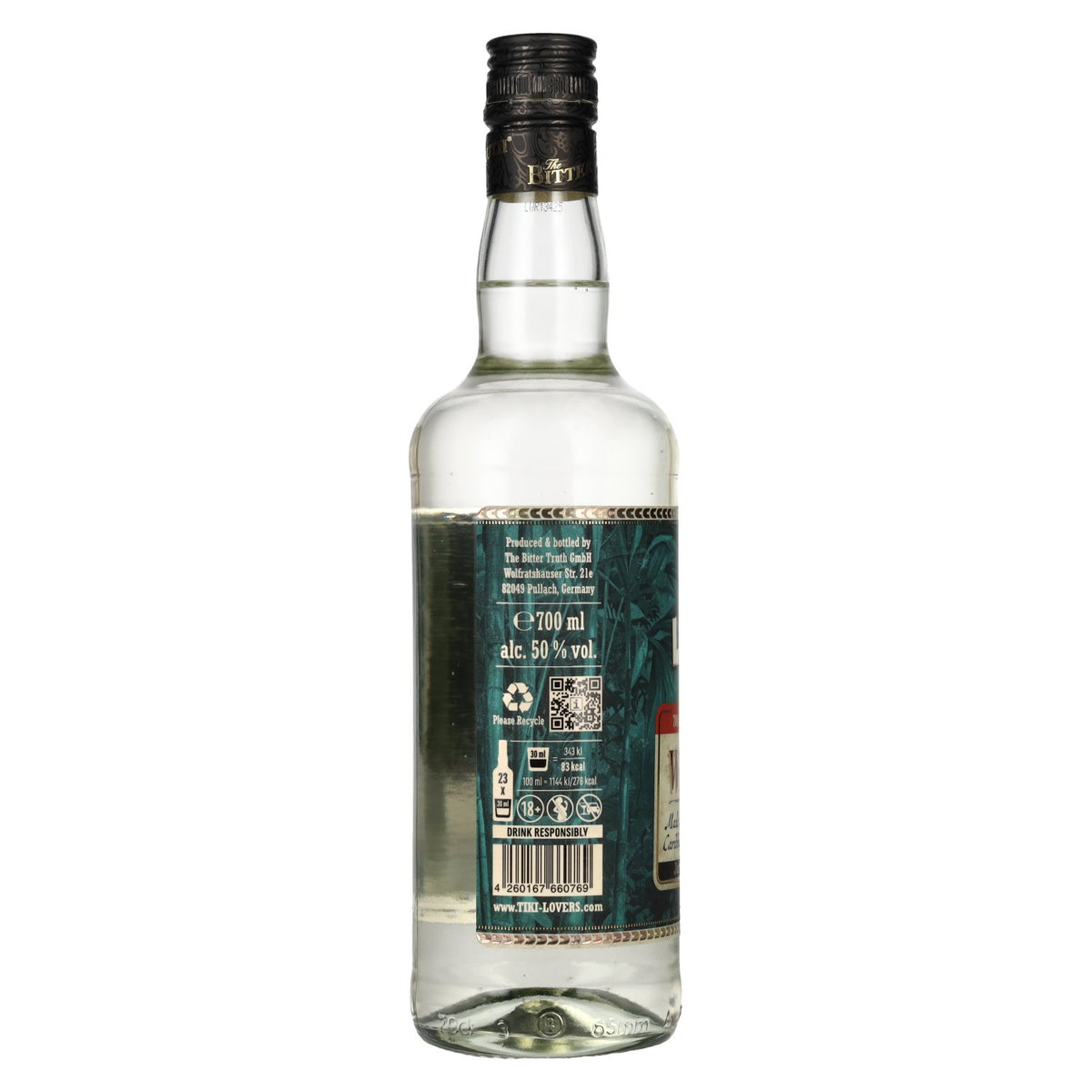 Tiki Lovers Rum White Finest Caribbean Rum 50% vol. 0,7l