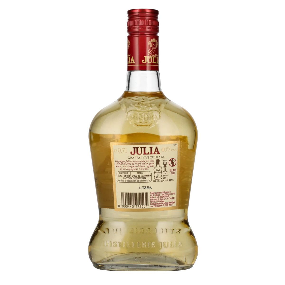 Grappa Julia Invecchiata 40 % vol., 0,7 l