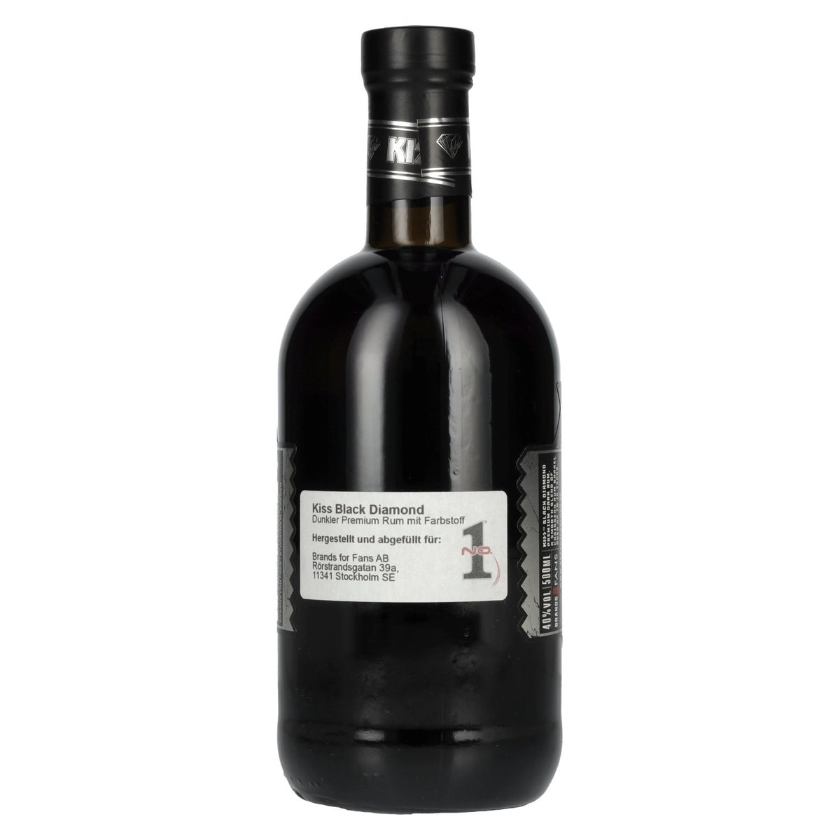 Kiss Black Diamond Premium Dark Rum 40% Vol. 0,5l
