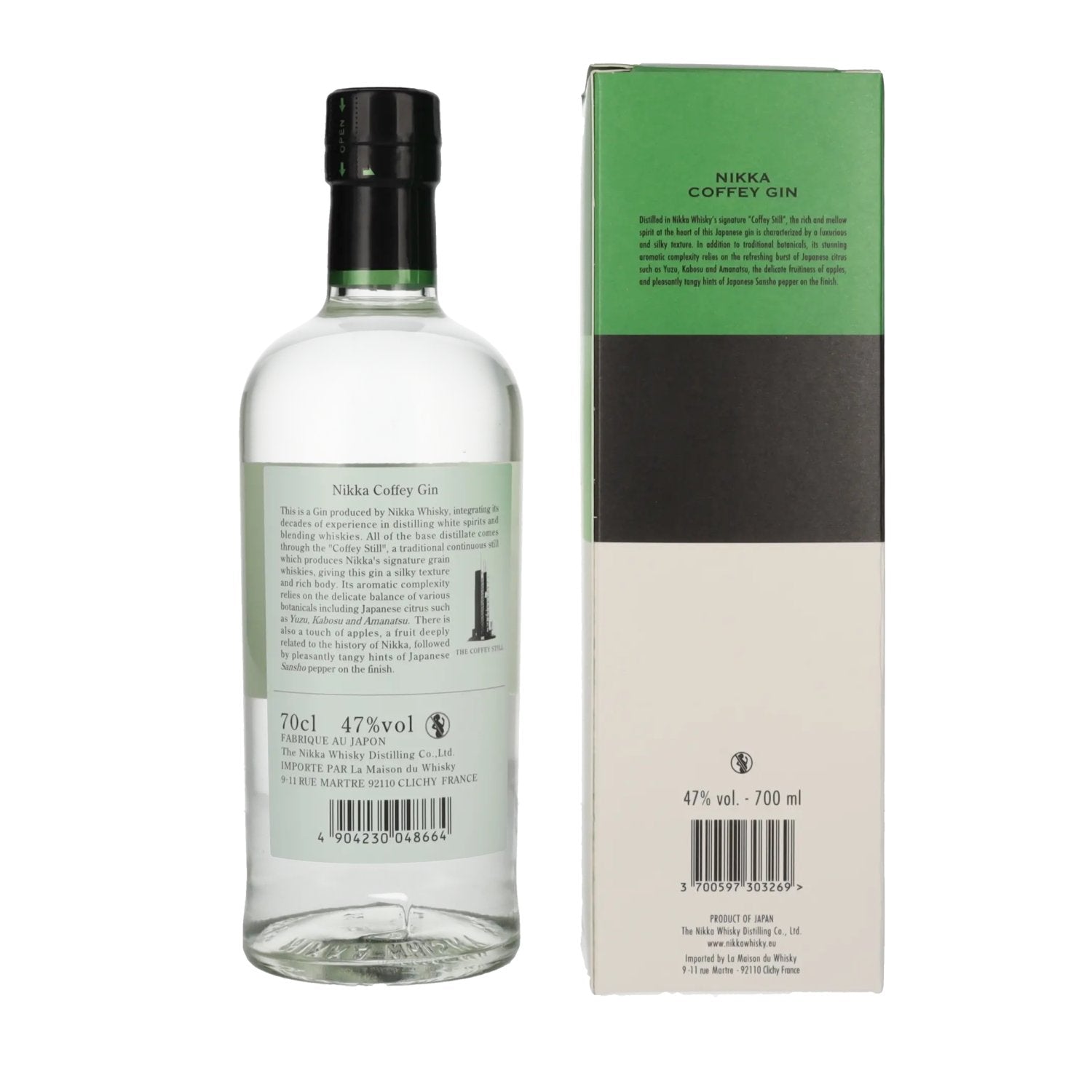 Nikka Coffey Gin 47% Vol. 0,7l in Geschenkbox