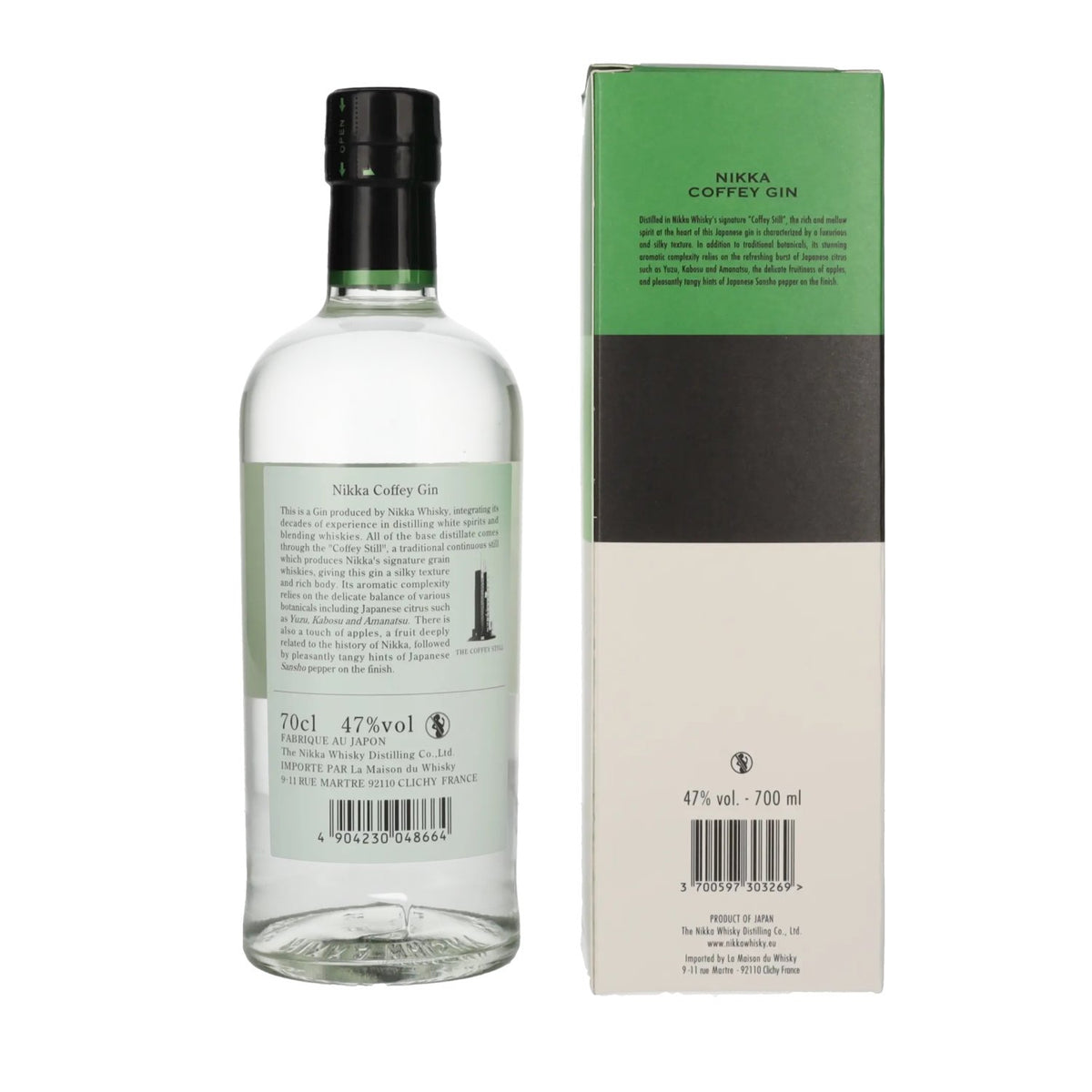 Nikka Coffey Gin 47% Vol. 0,7l in Geschenkbox