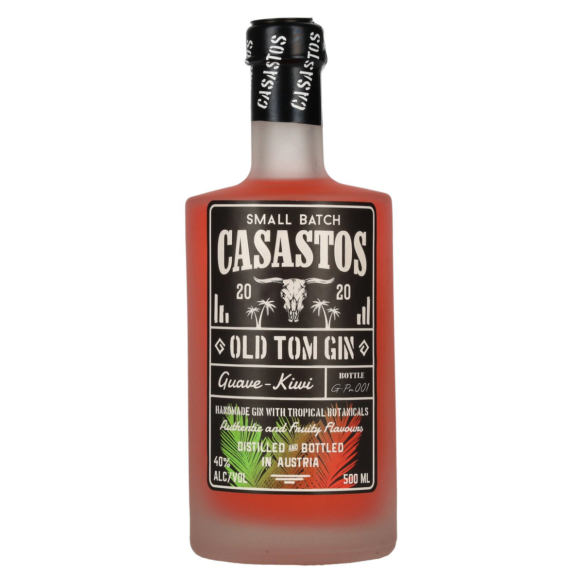 CASASTOS Old Tom Gin Small Batch Guava-Kiwi 40% Vol. 0,5l