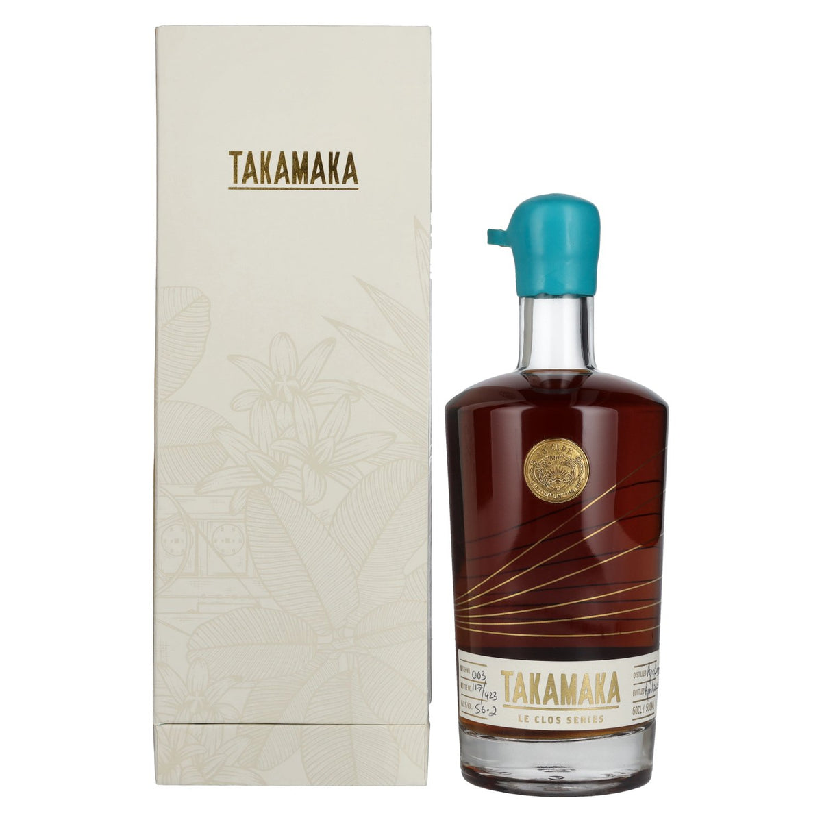 Takamaka LE CLOS EX PALO CORTADO Rum 56,2% Vol. 0,5l in gift box
