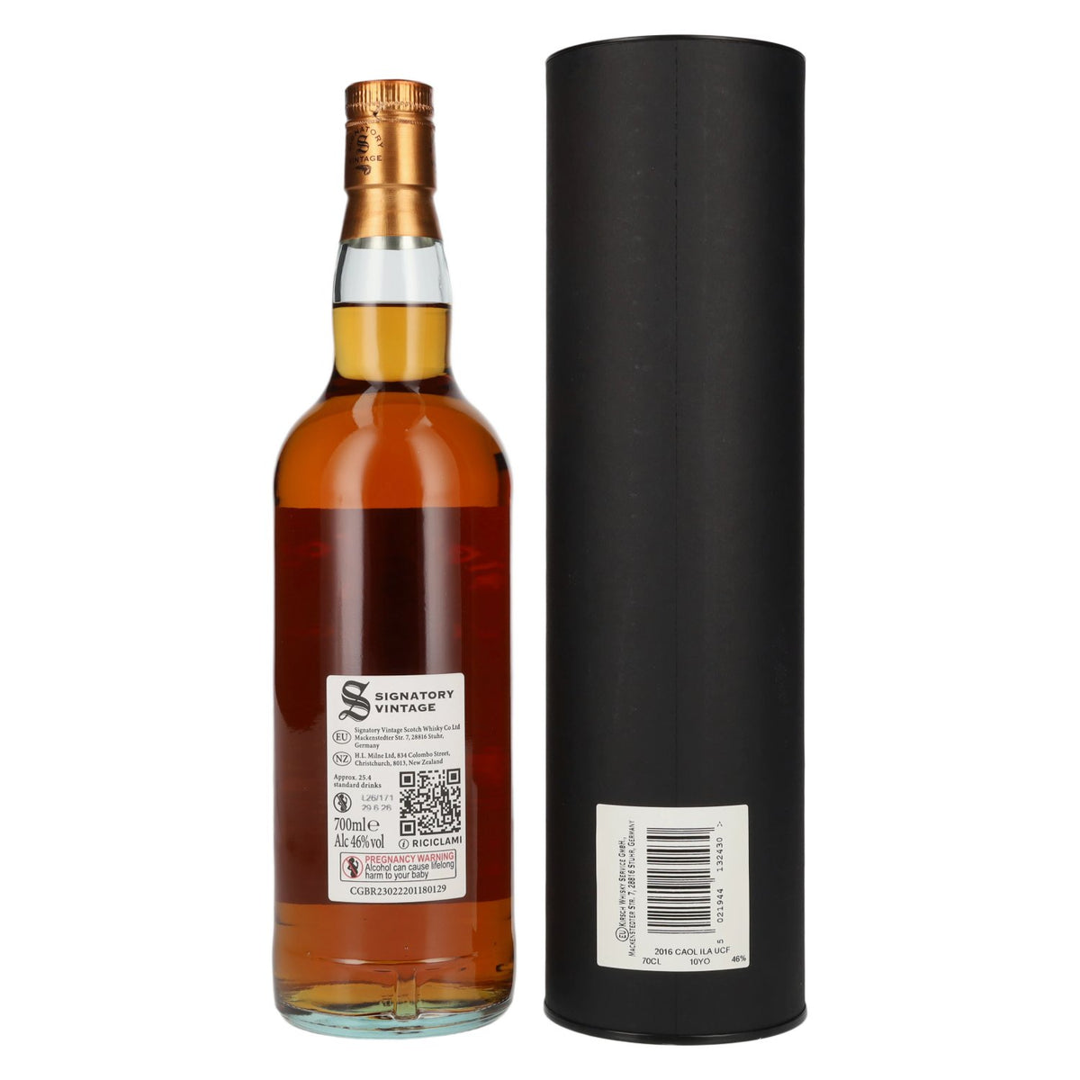 Signatory Vintage CAOL ILA 10 Years Old The Un-Chillfiltered 2016 46% Vol. 0,7l in Geschenkbox