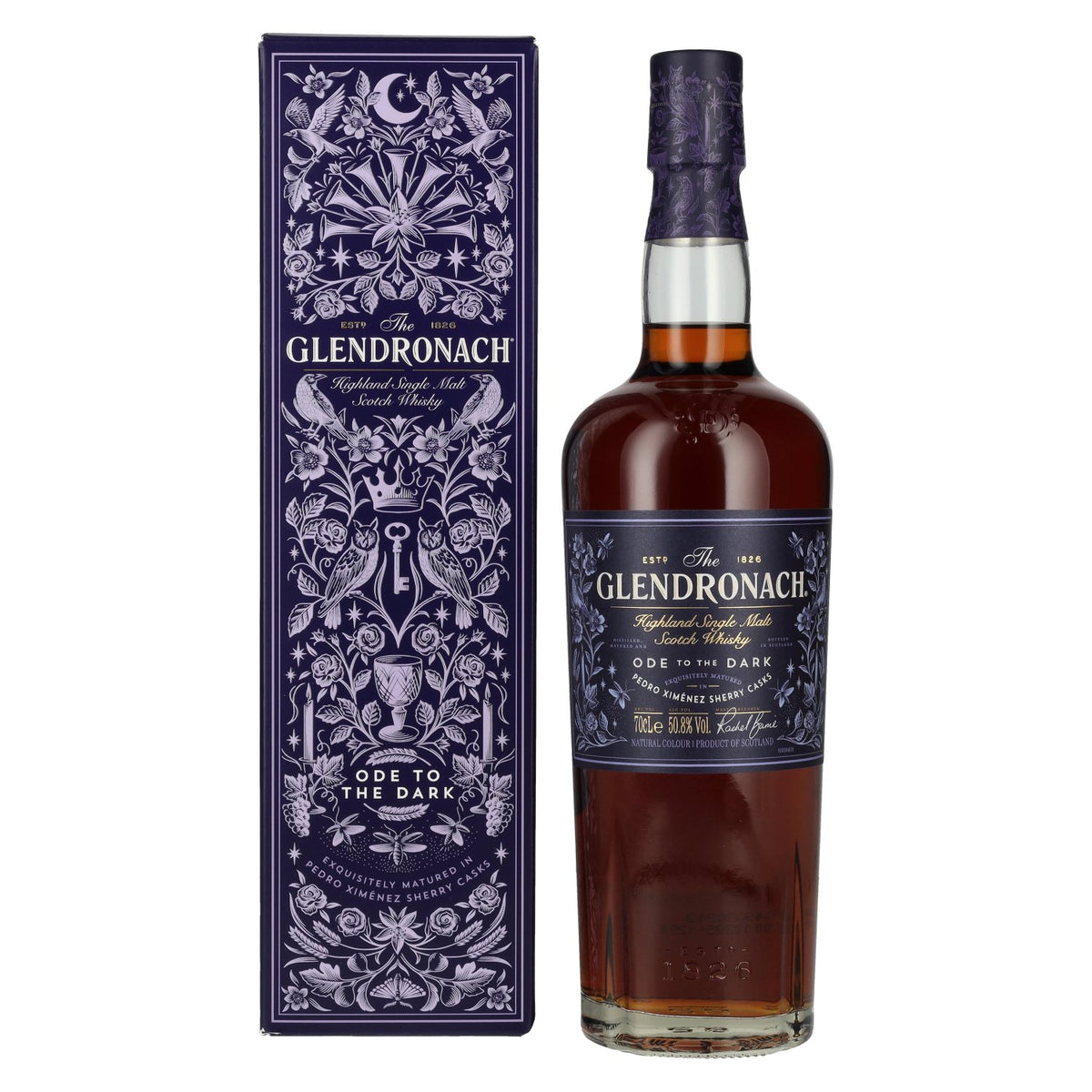 The GlenDronach ODE TO THE DARK Highland Single Malt 50,8% vol. 0,7l en coffret cadeau