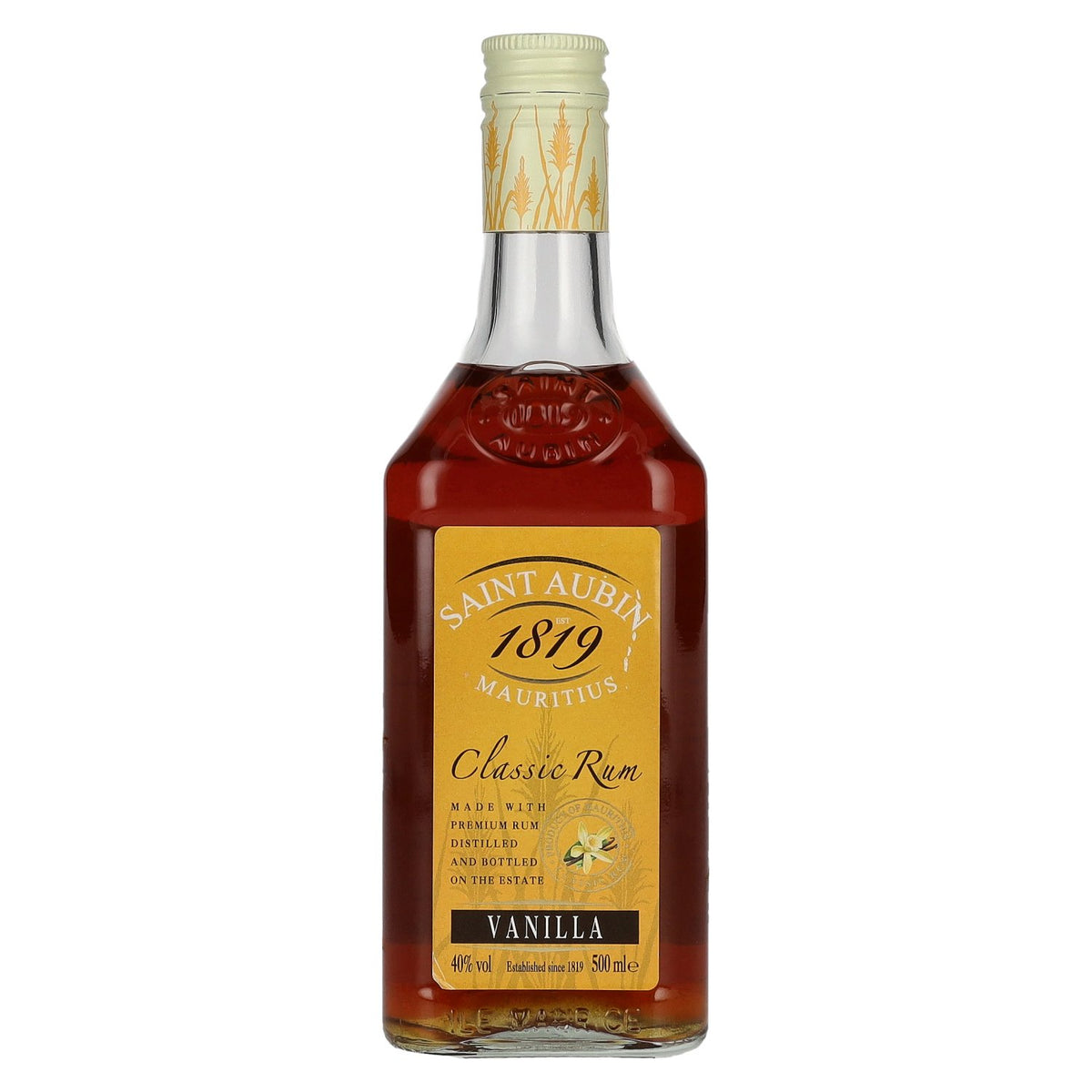 Saint Aubin VANILLA Classic Rum 40% Vol. 0,5l