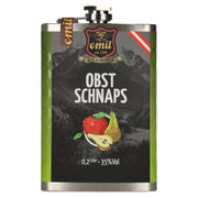emil 1868 Obst Schnaps 35% Vol. 0,2l in Flachmann Flasche