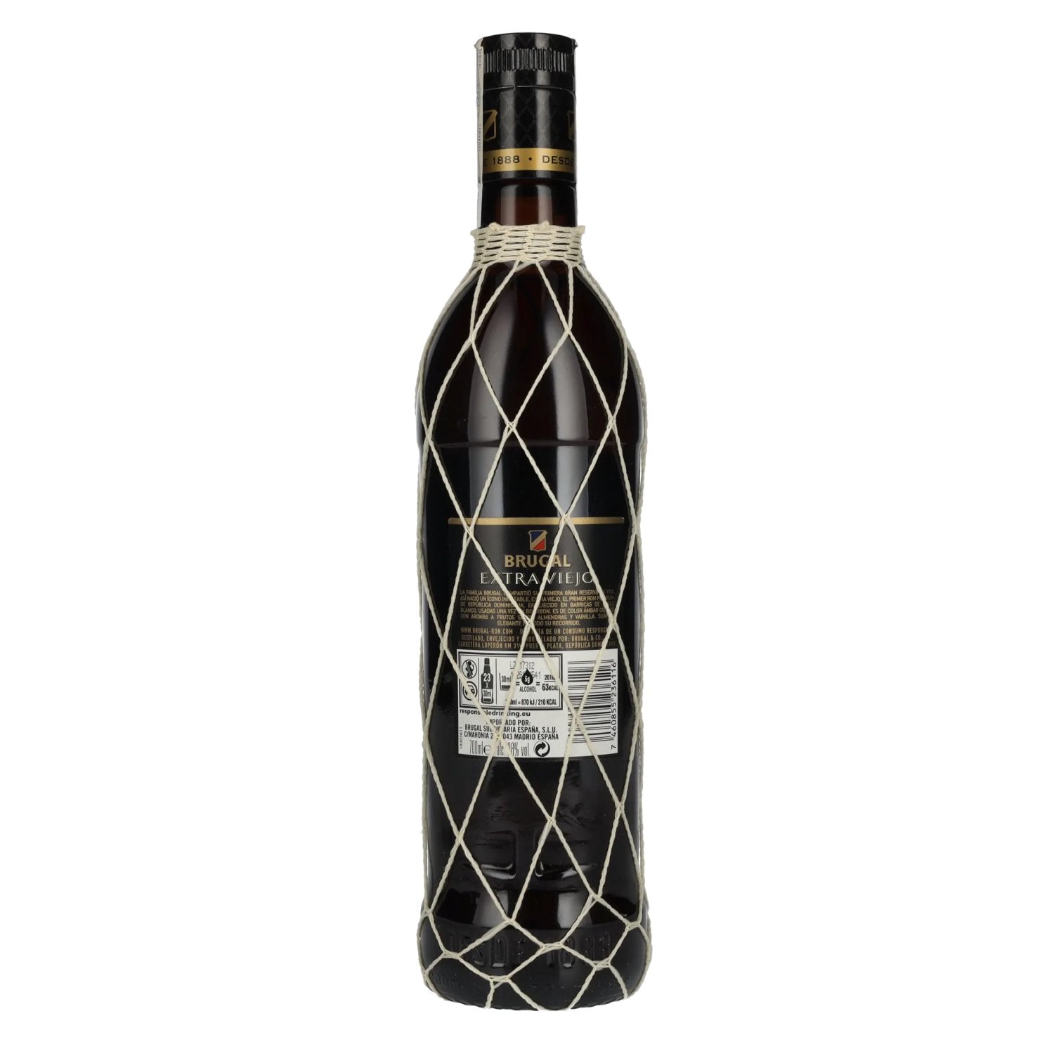 Brugal EXTRA VIEJO Ron Dominicano 38% Vol. 0,7l