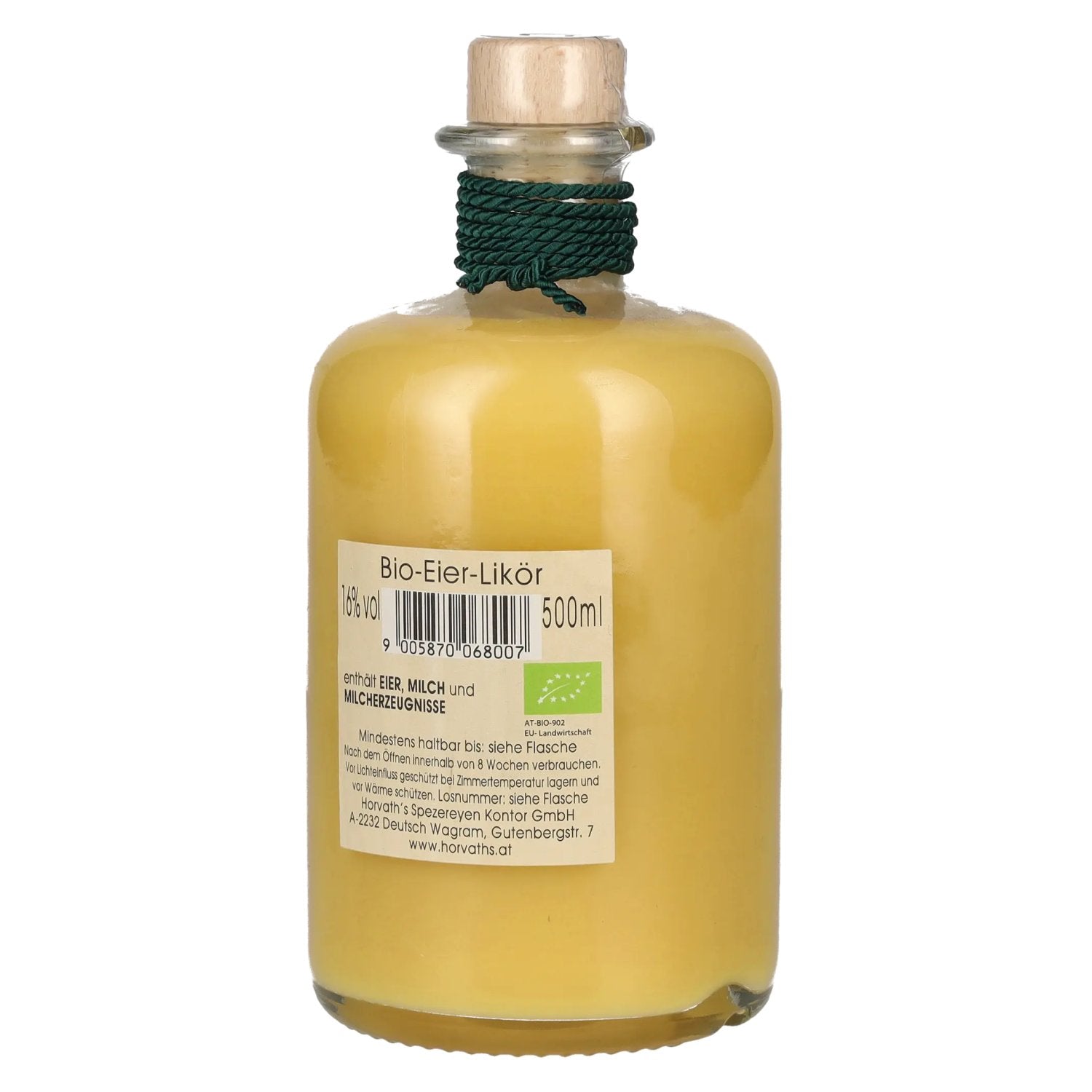 Gänserndorfer Kulinarium Liqueur d'œufs bio 16% vol. 0,5l