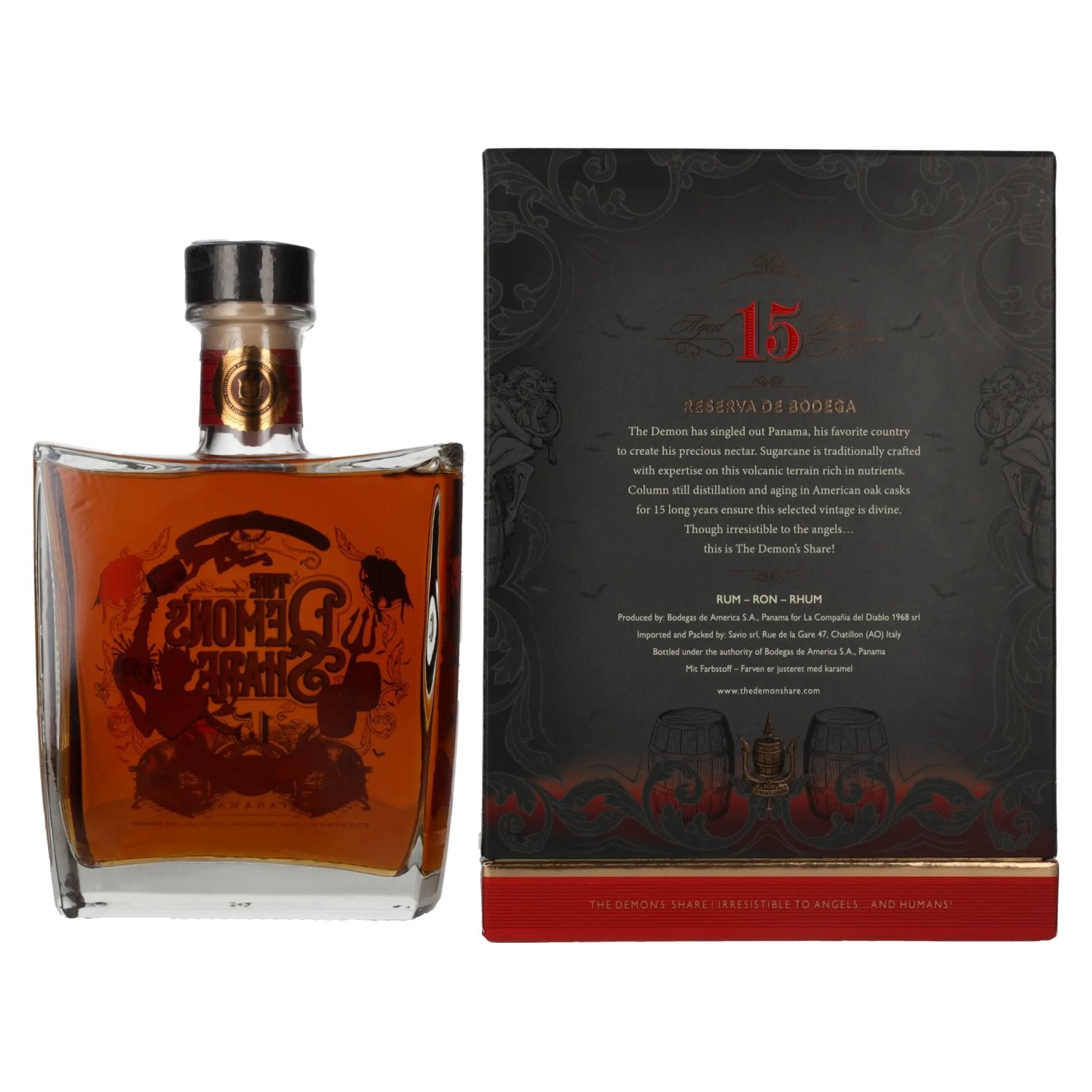 The Demon's Share 15 Years Old Spirit Drink Reserva de Bodega 43% Vol. 0,7l in gift box