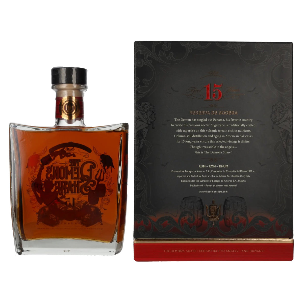 The Demon's Share 15 Years Old Spirit Drink Reserva de Bodega 43% Vol. 0,7l en coffret cadeau