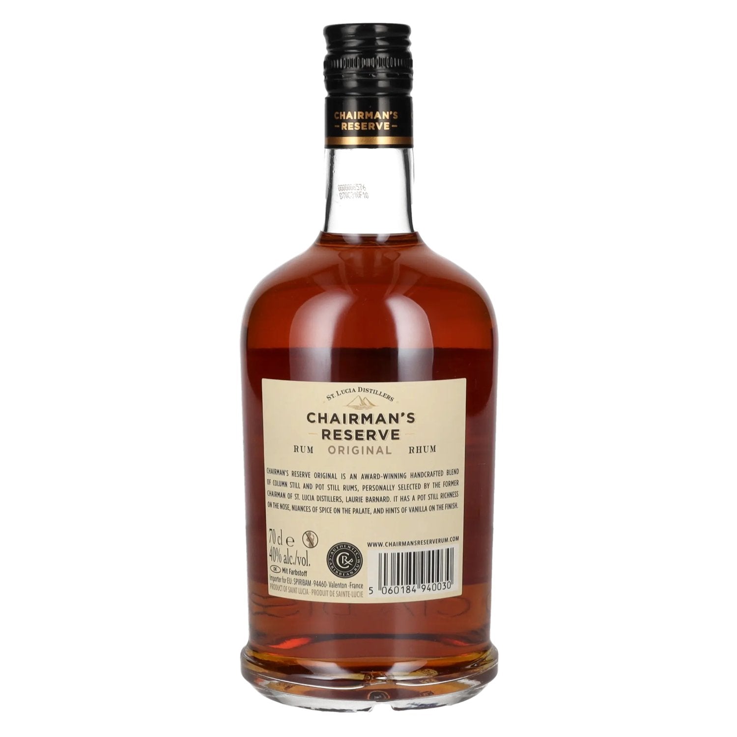 Chairman's Reserve Rhum 40% vol. 0,7l