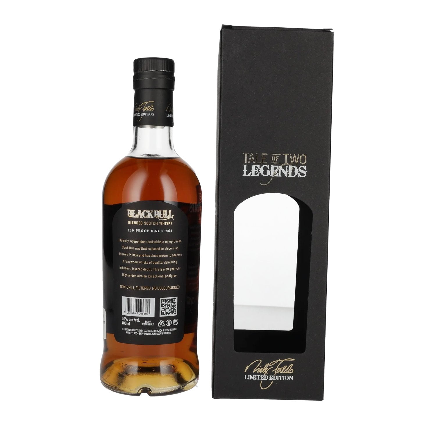 Black Bull 30 Years Old Double Matured Nick Faldo Limited Edition 50% Vol. 0,7l in gift box