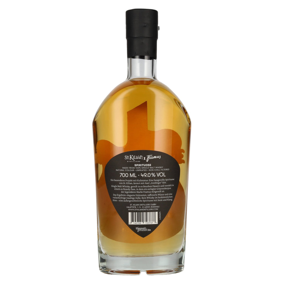 St. Kilian x Framus IRONFINGER Chapter TWO Single Malt Whisky 49% vol. 0.7l
