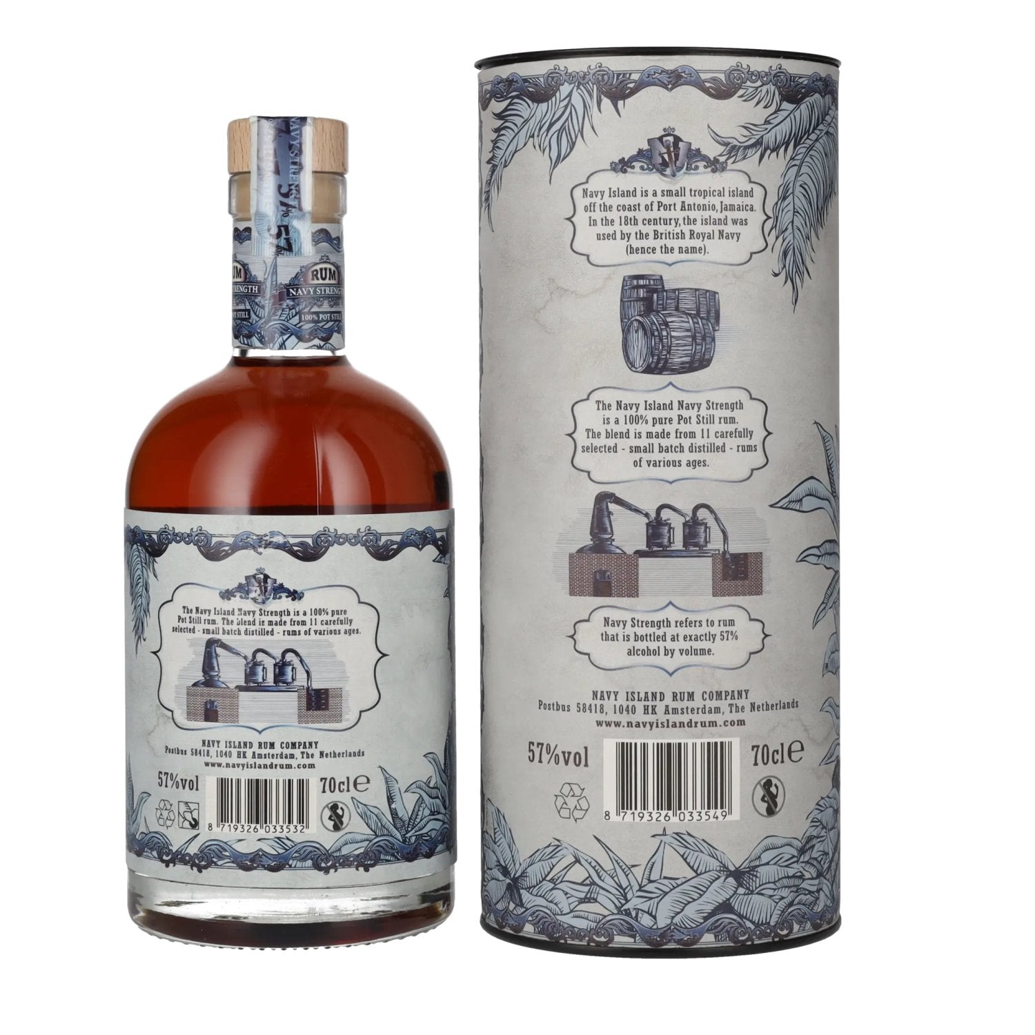 Navy Island JAMAICA Navy Strength Rum 57% Vol. 0,7l in Geschenkbox