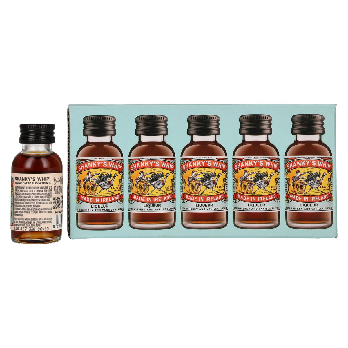 Shanky's Whip Liqueur 33% ABV 10 x 0.02 l