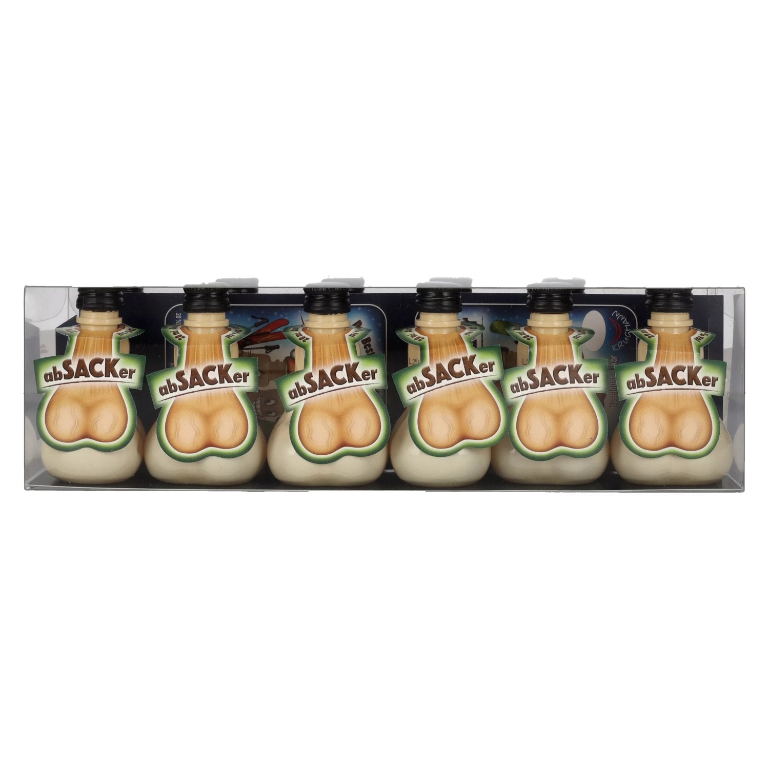 Krugmann abSACKer Haselnuss-Likör 20% Vol. 12x0,02l PET