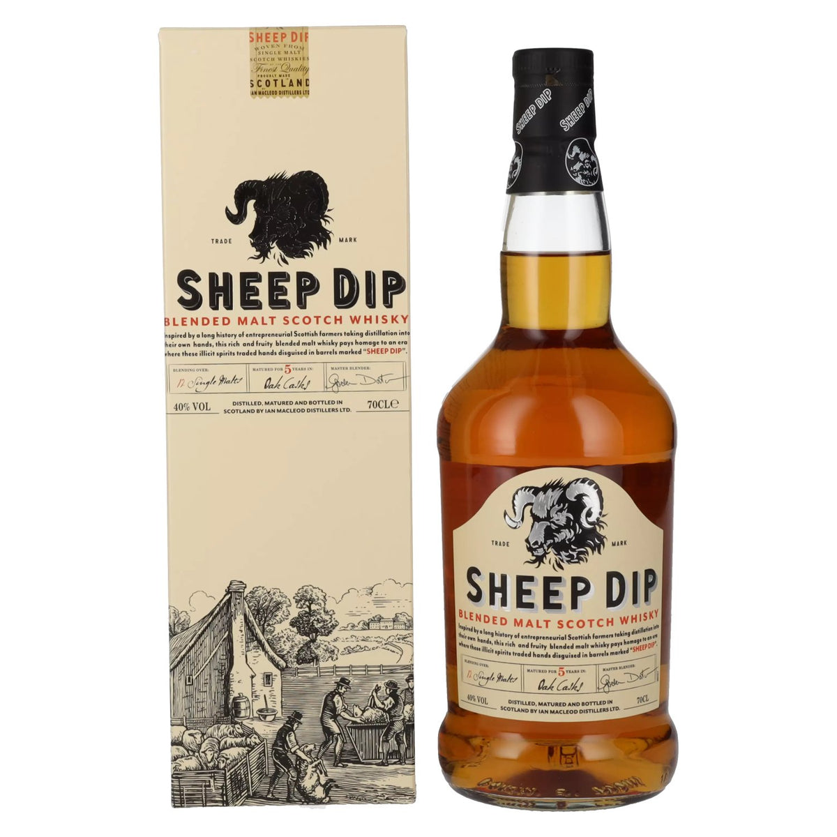 Sheep Dip Blended Malt Scotch Whisky 40% Vol. 0,7l in gift box