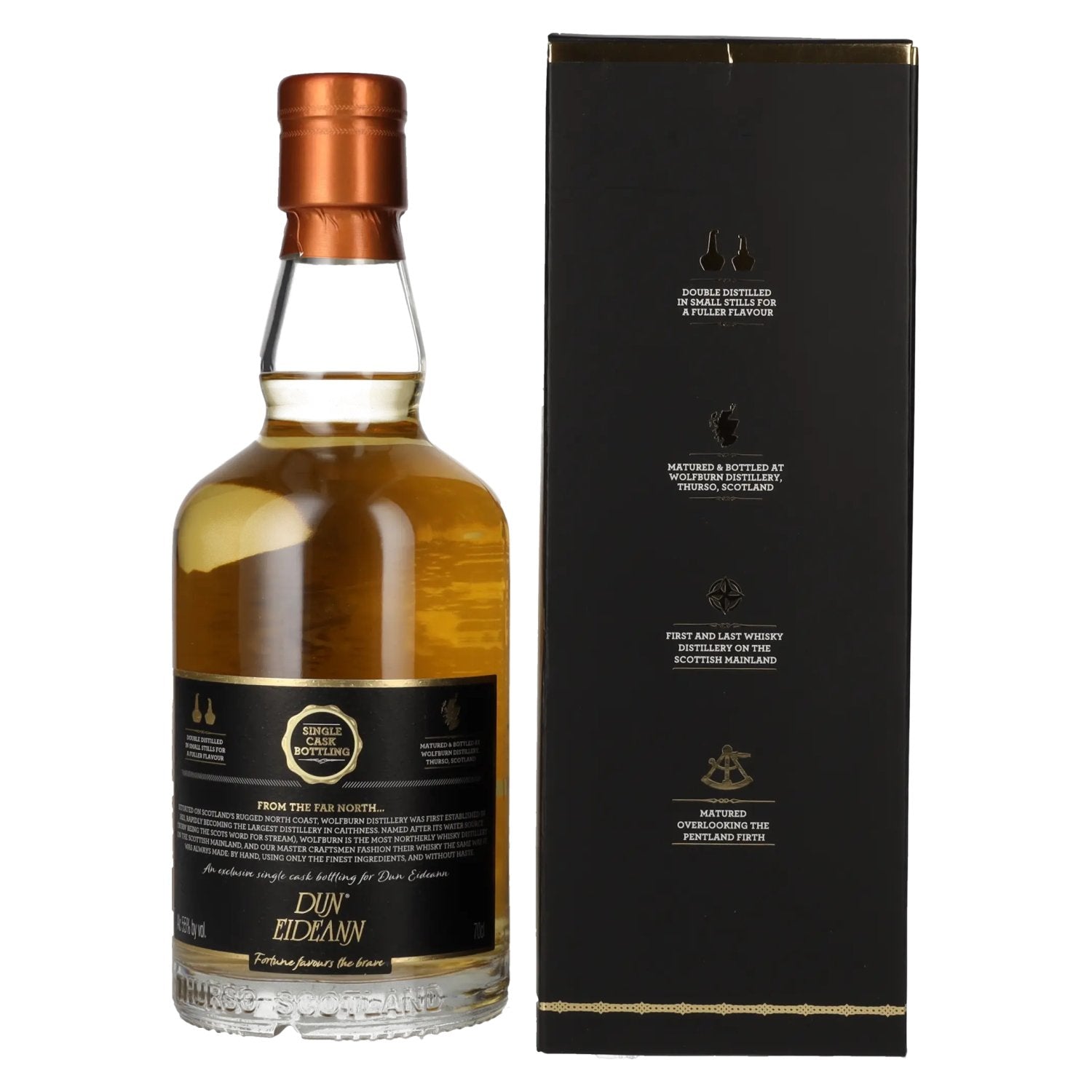 Wolfburn DUN EIDEANN Single Malt Scotch Whisky 55% Vol. 0,7l in Geschenkbox
